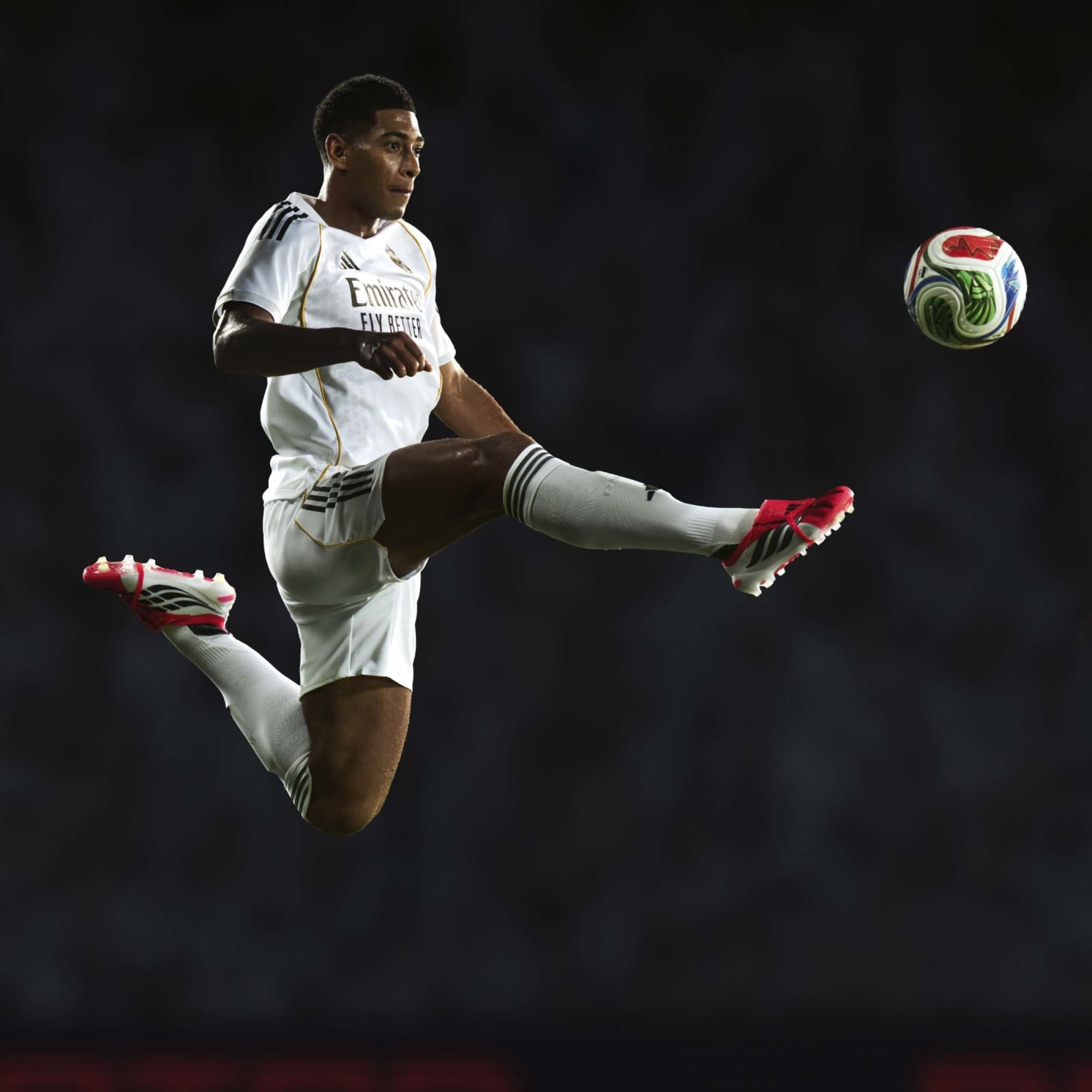 adidas Predator Elite Fold-Over Tongue Firm-Ground Low-Top Soccer Cleats - Lucid Red / Core Black / Cloud White