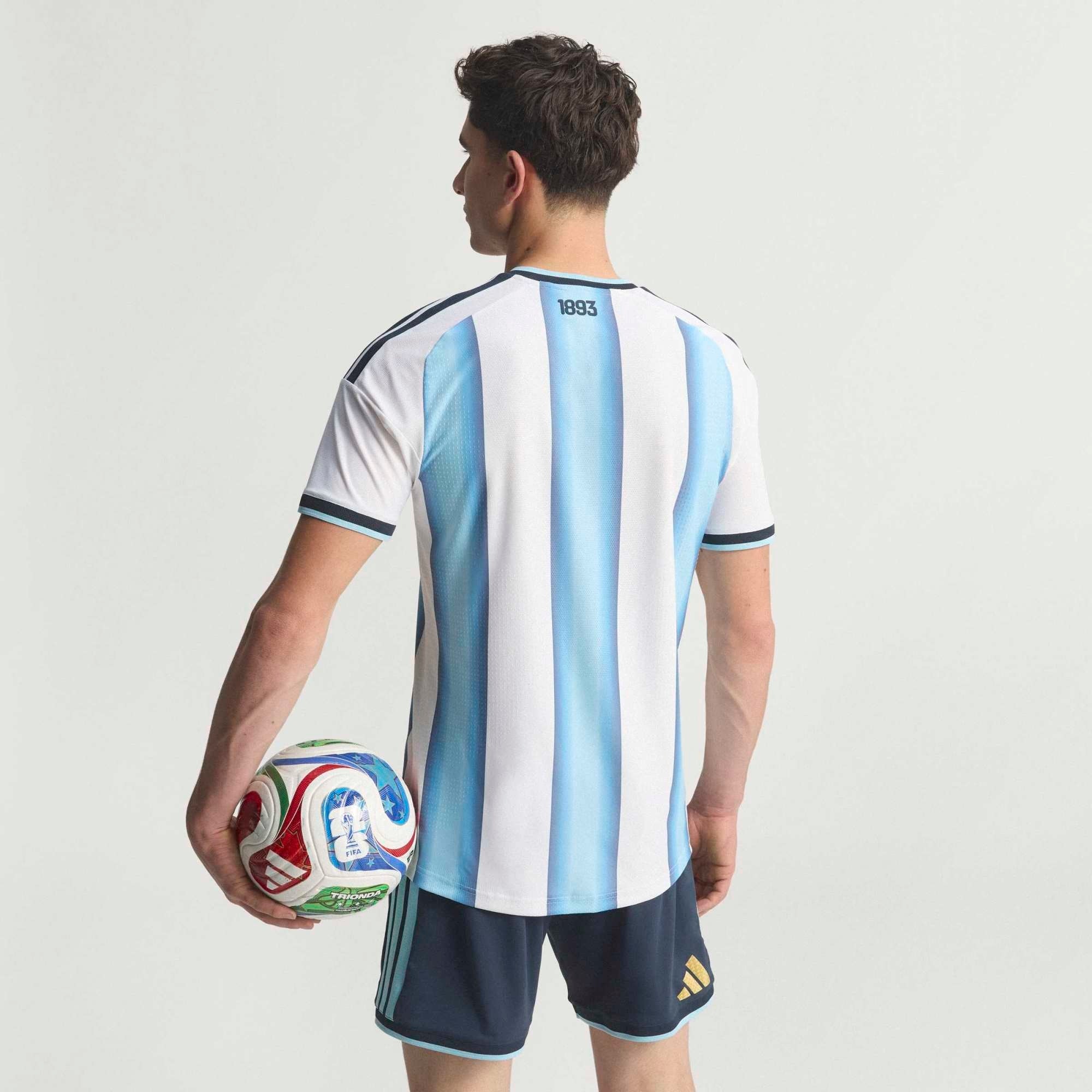 adidas Argentina 2026 Match Home Men's Soccer Authentic Jersey - White / Icey Blue / Light Blue
