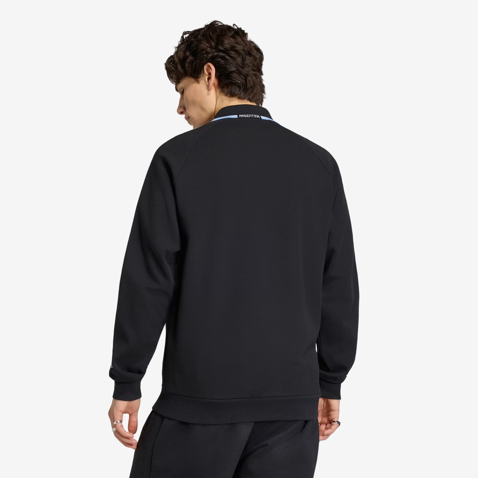 adidas Argentina Away Anthem Men's Full-Zip Soccer Jacket - Black