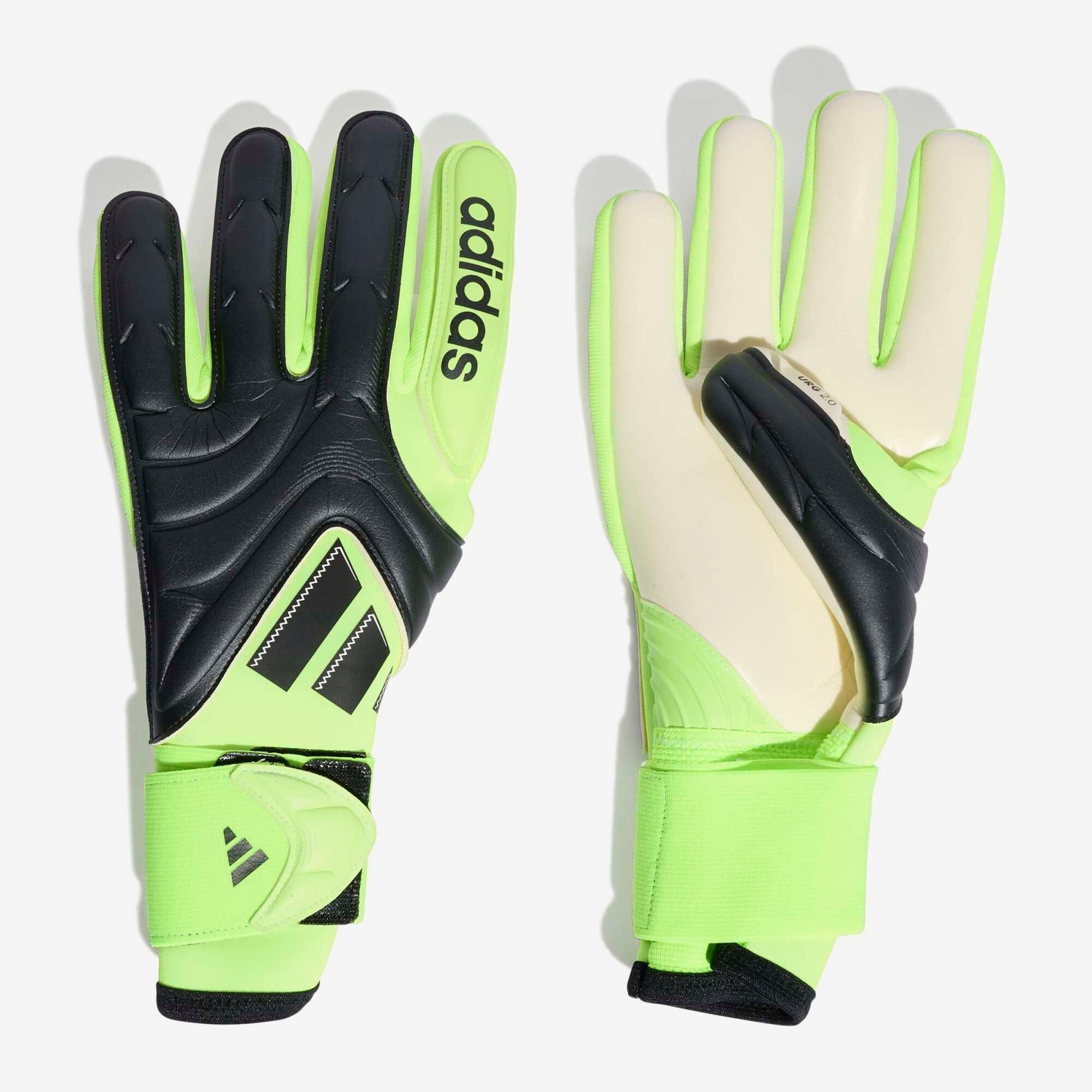 adidas Copa Pro Goalkeeper Gloves - Black / Black / Lucid Lemon