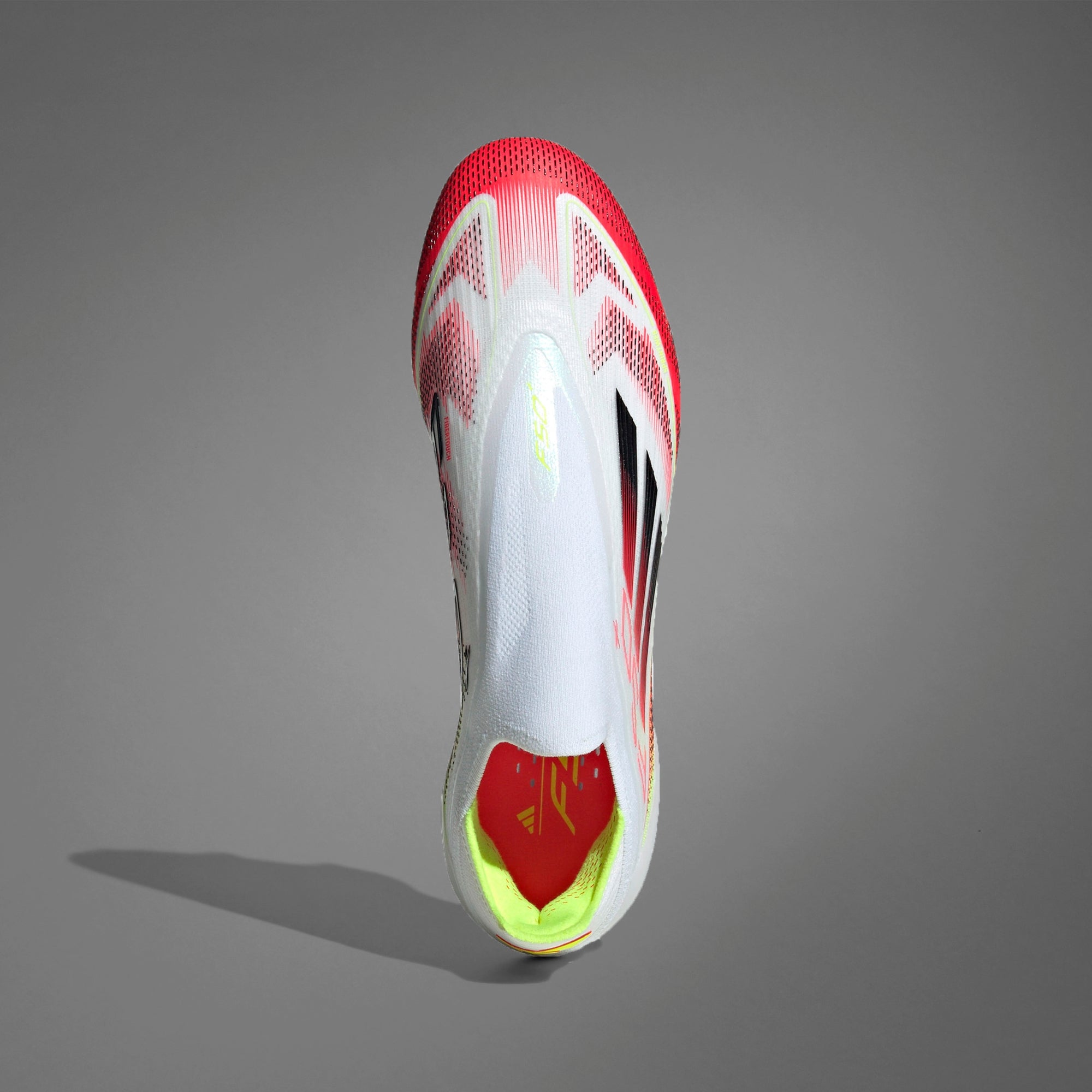 adidas F50+ FG Low-Top Soccer Cleats - Cloud White / Core Black / Solar Yellow