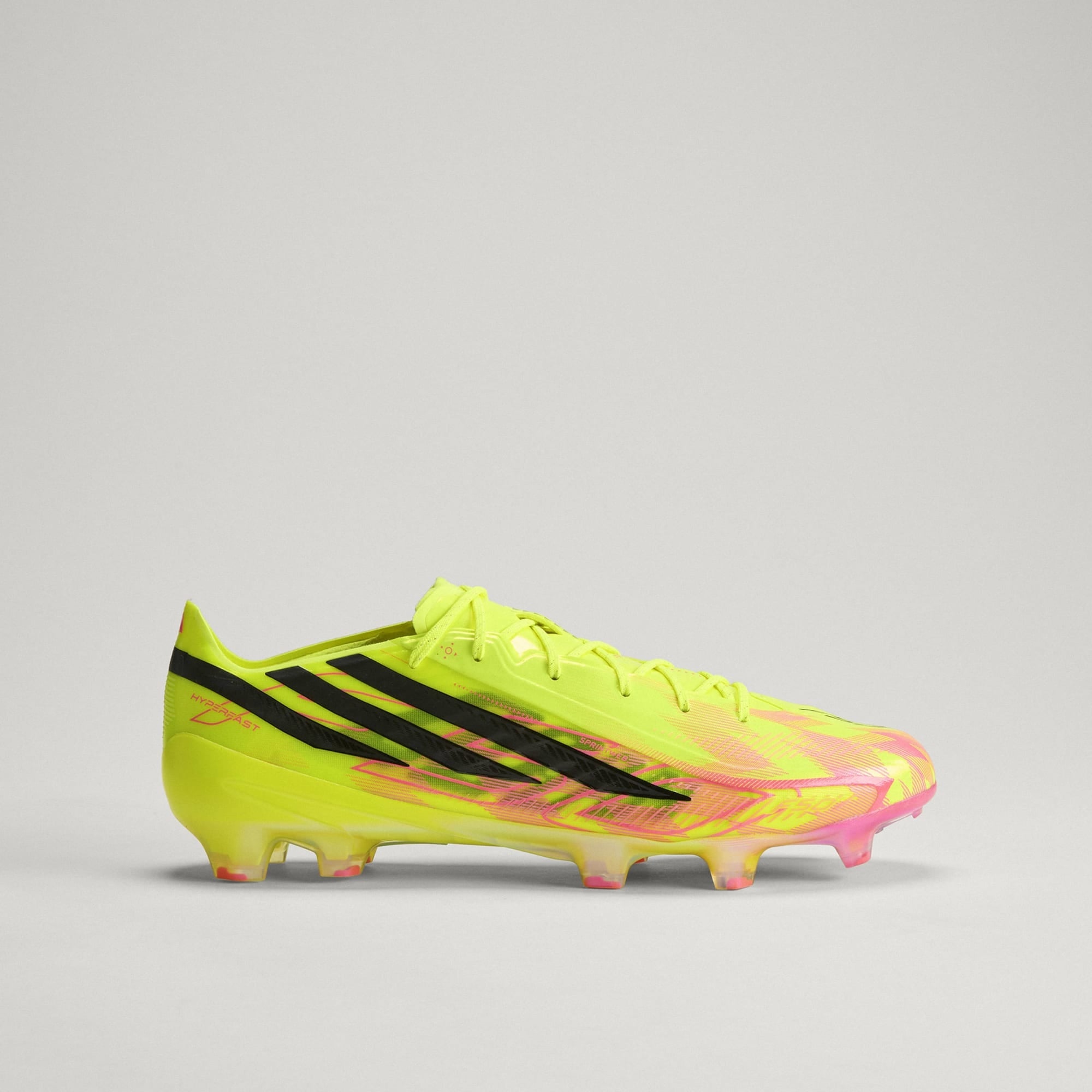 adidas F50 Hyperfast Elite Firm-Ground Low-Top Soccer Cleats - Team Solar Yellow 2 / Core Black / Solar Turbo