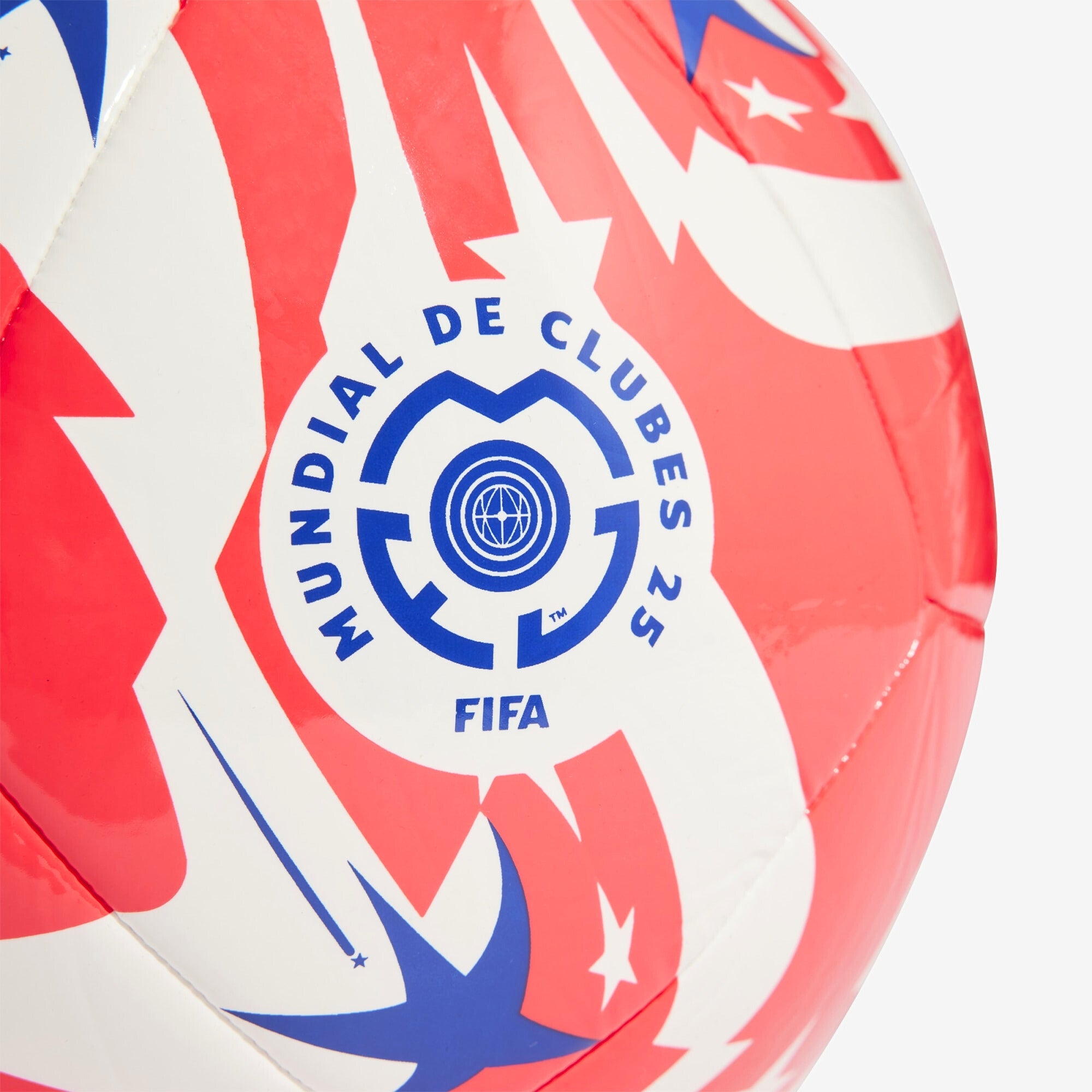 adidas FIFA Club World Cup 25 Soccer Ball - White / Lucid Red / Power Blue / Black