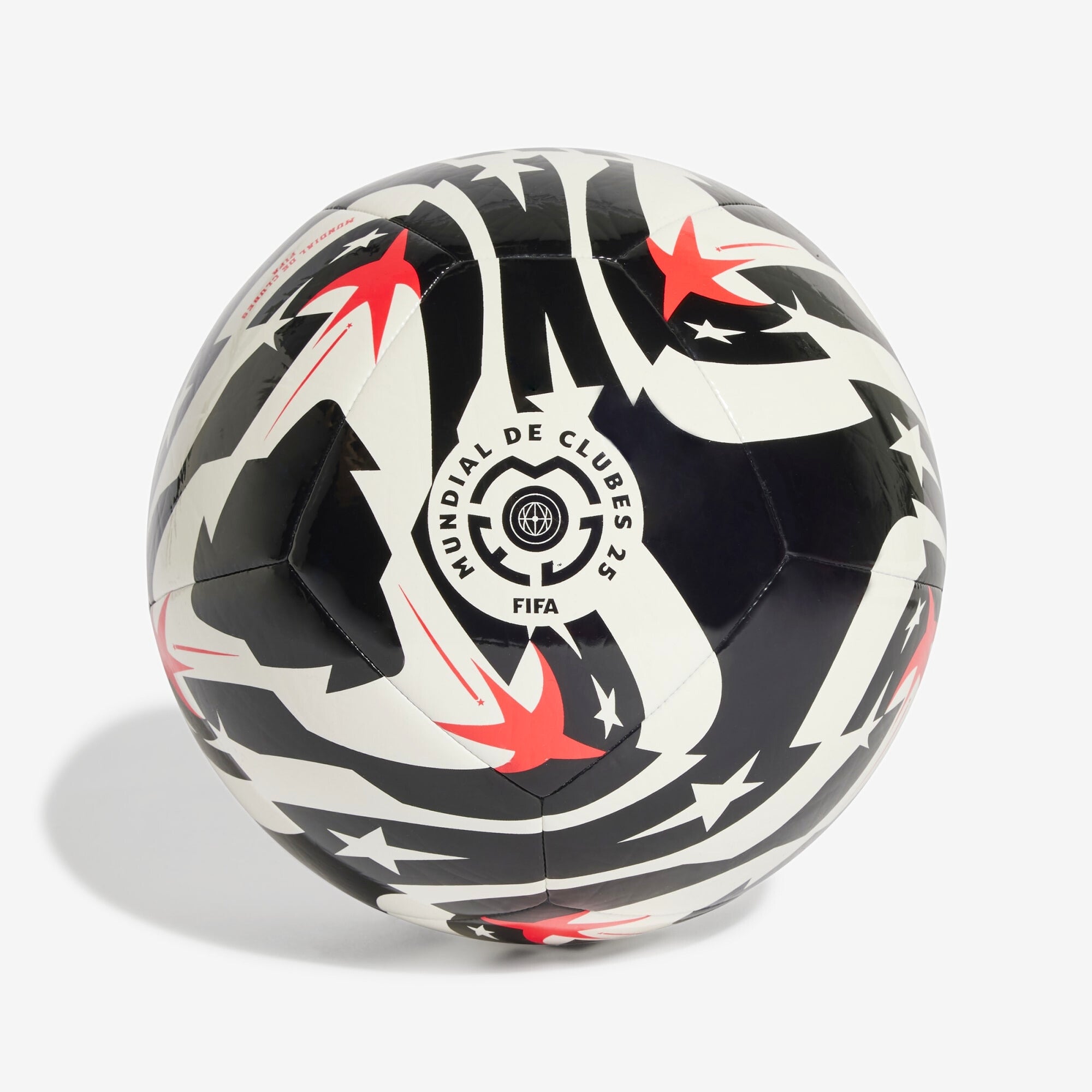 adidas FIFA Club World Cup 25 Soccer Ball - White / Black / Lucid Red