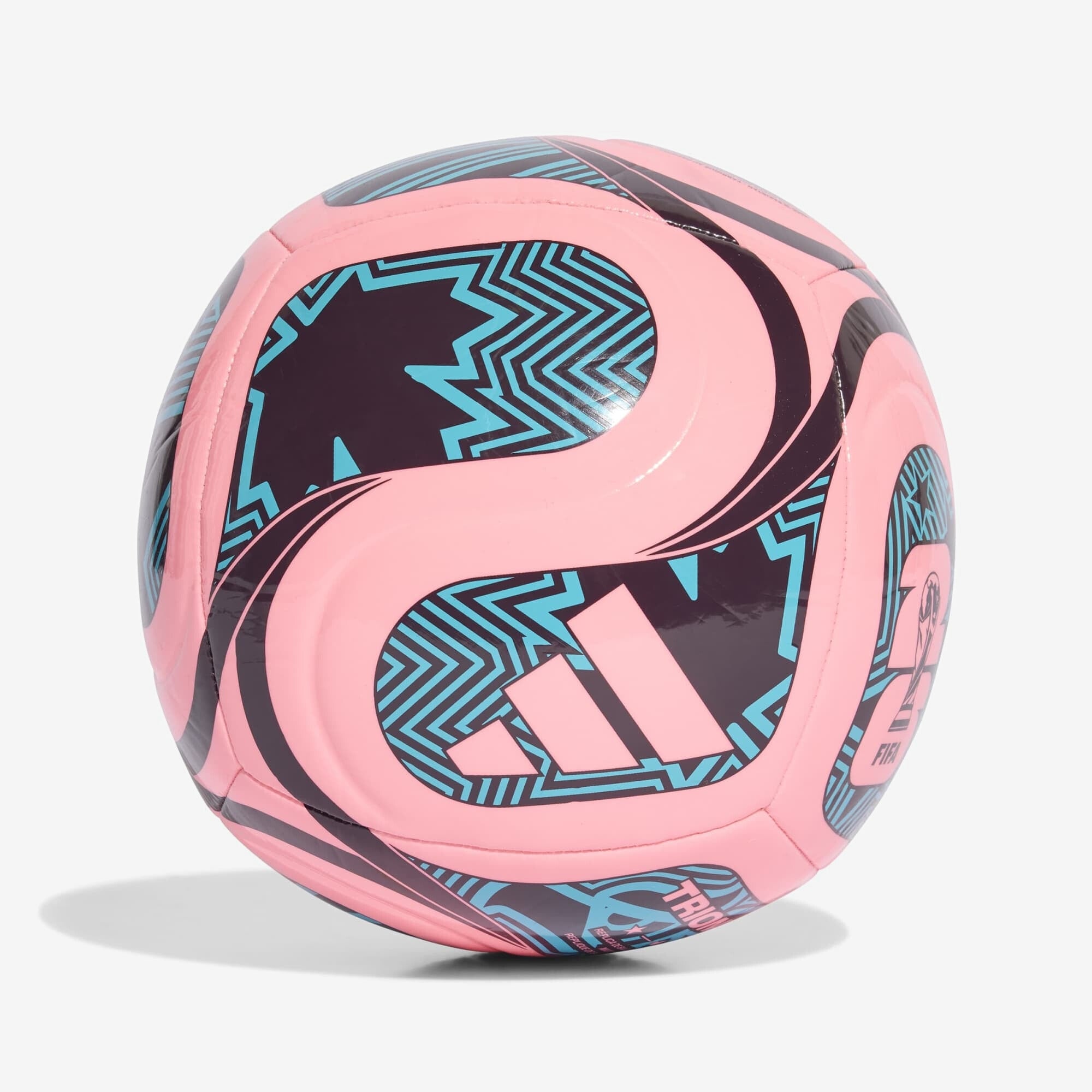adidas FIFA World Cup 26™ Trionda Club Soccer Ball - Beam Pink / Noble Red / Blue