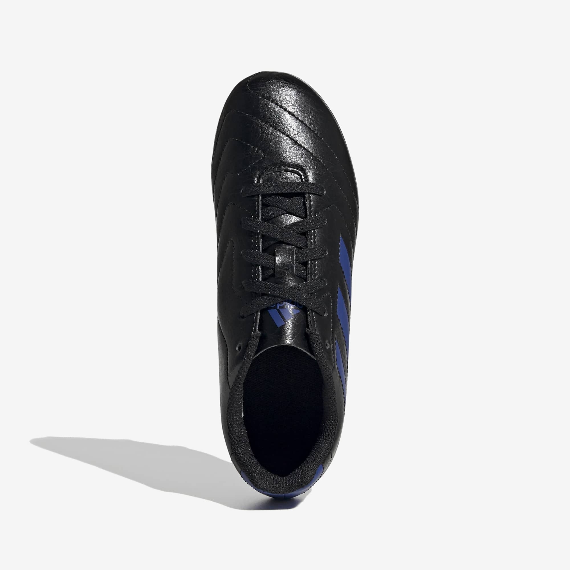 adidas Jr. Goletto VII Little/Big Kids' Firm-Ground Low-Top Soccer Cleats - Core Black / Team Royal Blue / Team Royal Blue