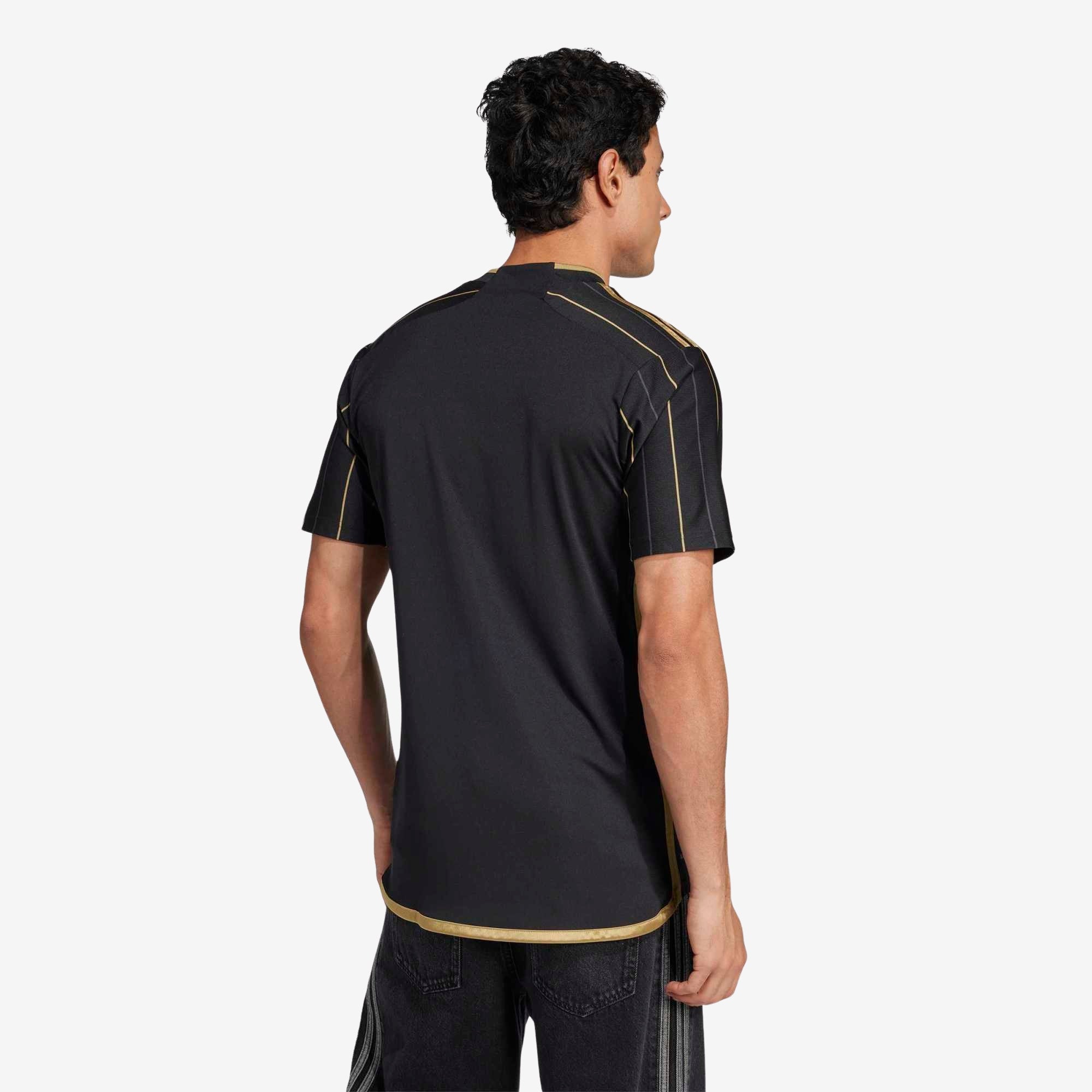adidas Los Angeles Football Club 2024/25 Stadium Home Men's AEROREADY Soccer Replica Jersey - Black