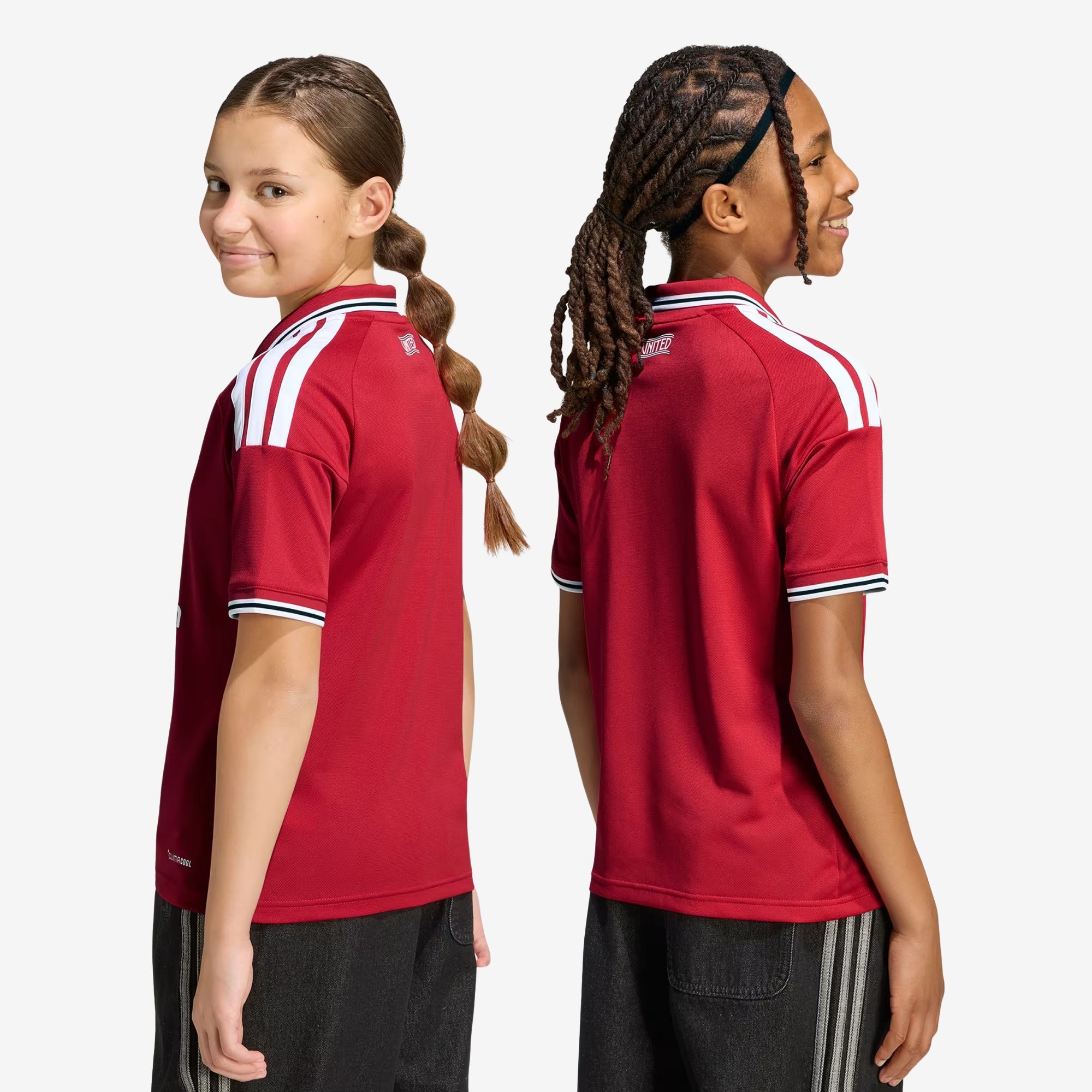 adidas Manchester United 2026/27 Stadium Home Big Kids' Soccer Jersey - Mufc Red