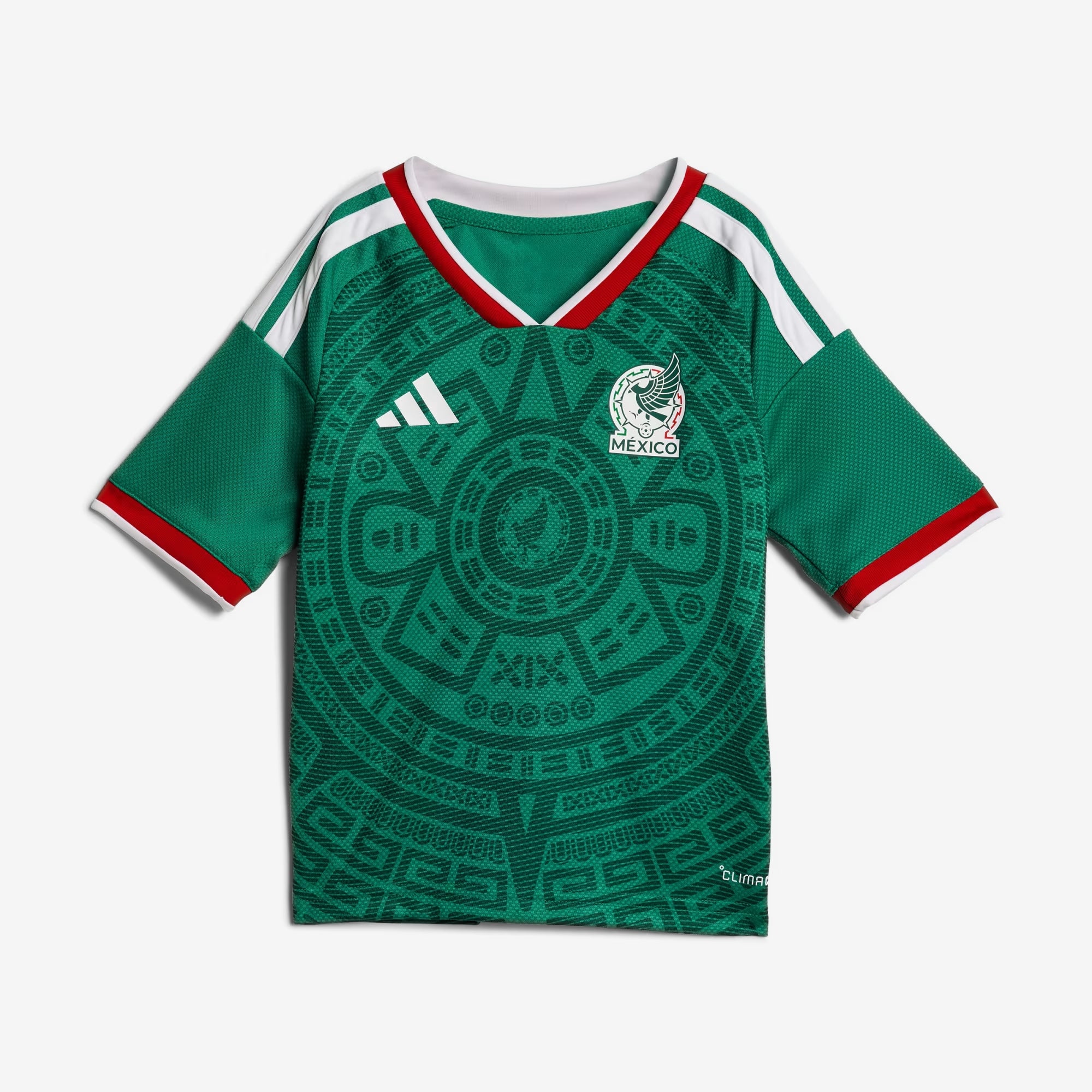 adidas Mexico 2026 Home Mini Little/Big Kids' Soccer Kit - Bold Green