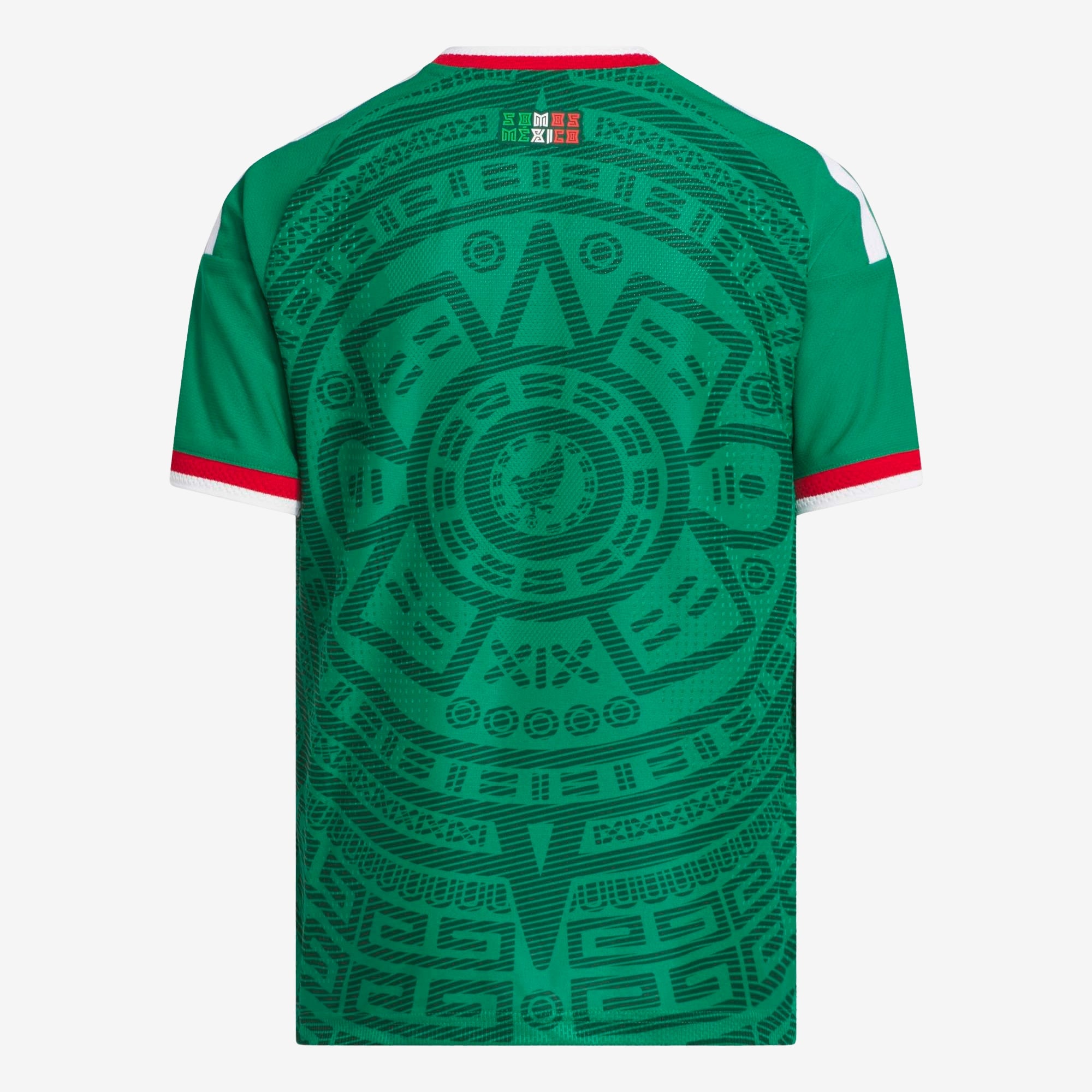adidas Mexico 2026 Match Home Big Kids' Soccer Authentic Jersey - Bold Green