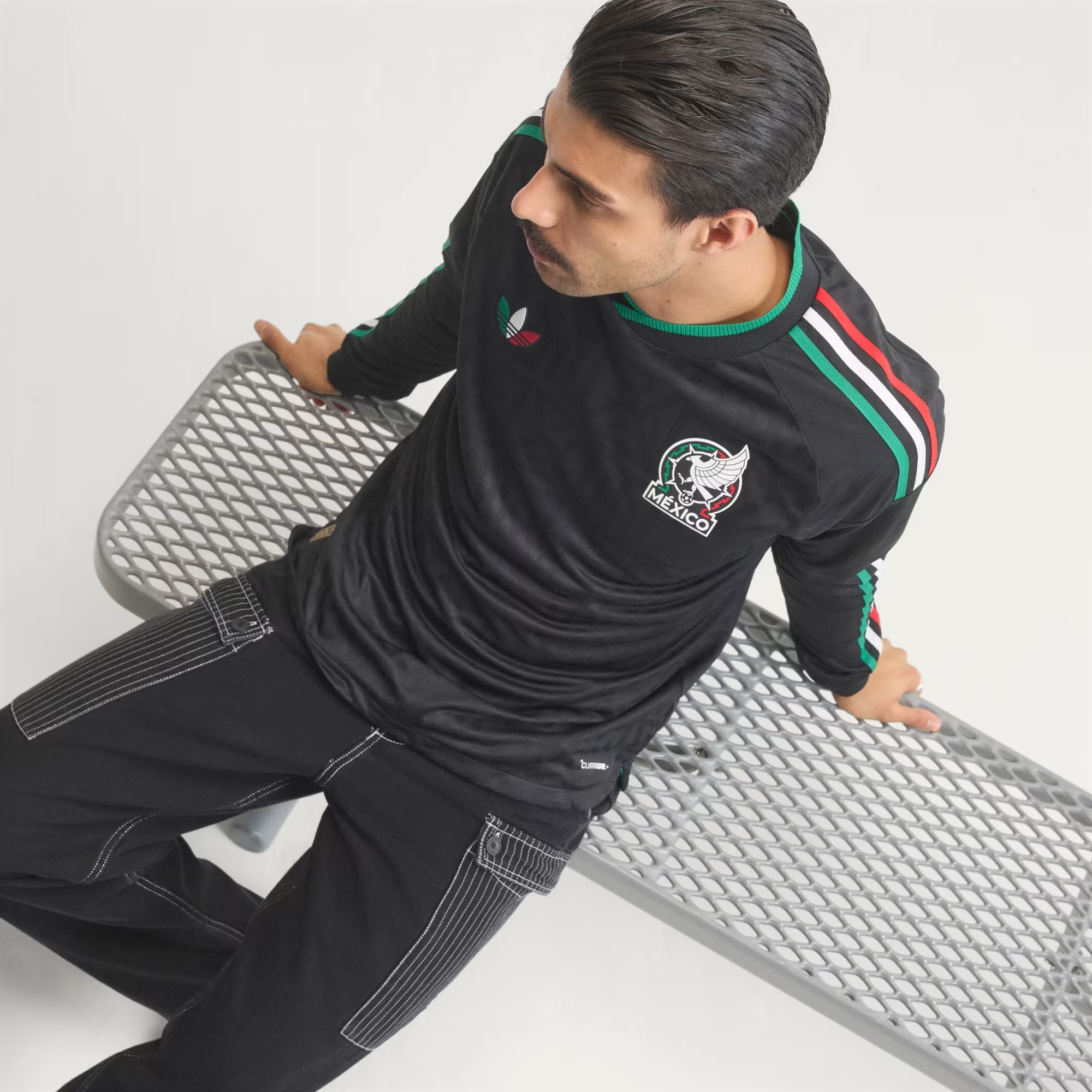 adidas Mexico 2026 Match Third Men's Soccer Long-Sleeve Jersey - Black