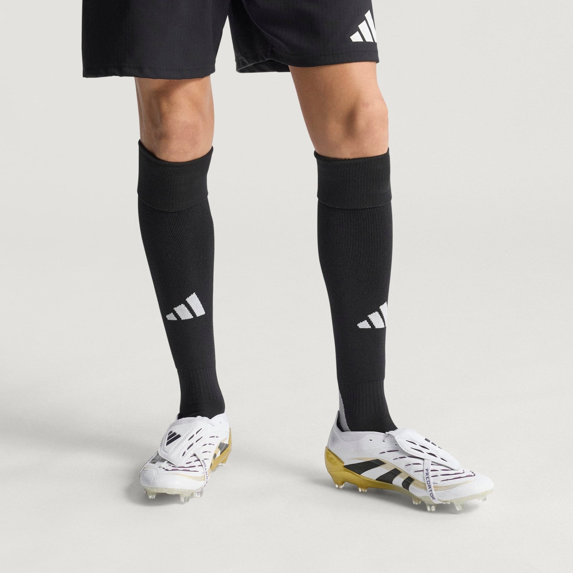 adidas Predator Elite Fold-Over Tongue FG Low-Top Soccer Cleats - Ftwr White / Core Black / Gold Met.