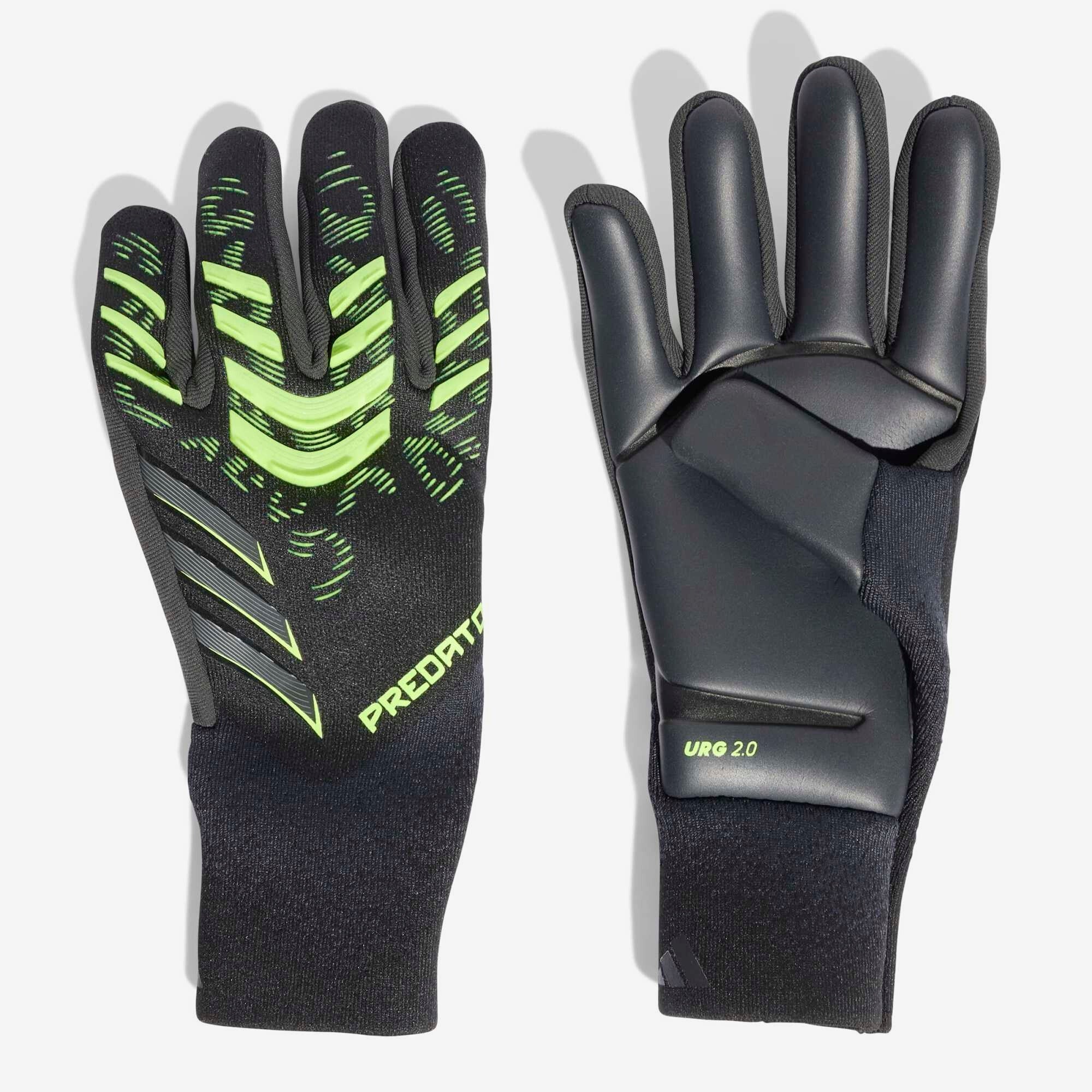 adidas Predator Pro Goalkeeper Gloves - Black / Carbon / Lucid Lemon