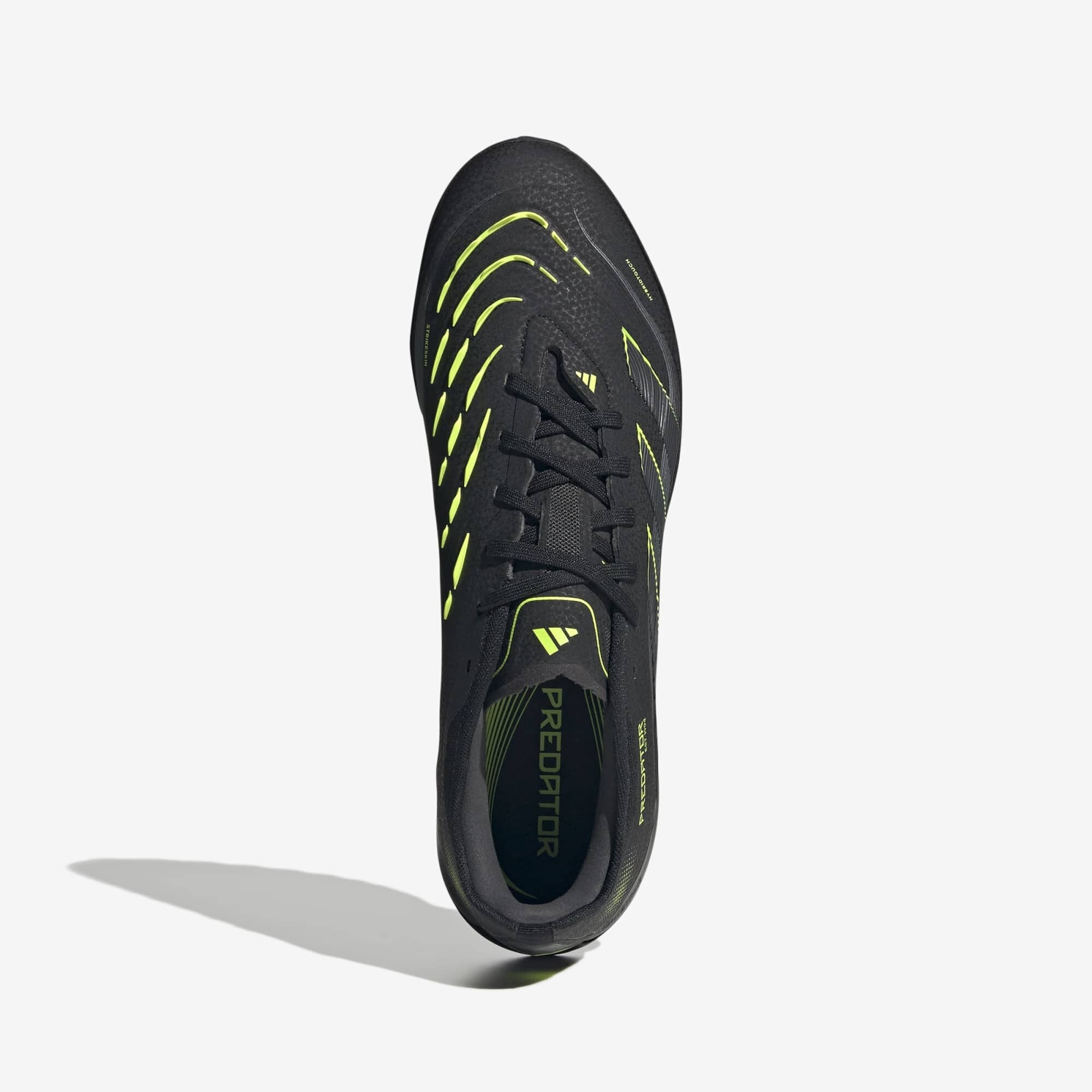 adidas Predator Pro Turf Low-Top Soccer Shoes - Core Black / Carbon / Lucid Lemon