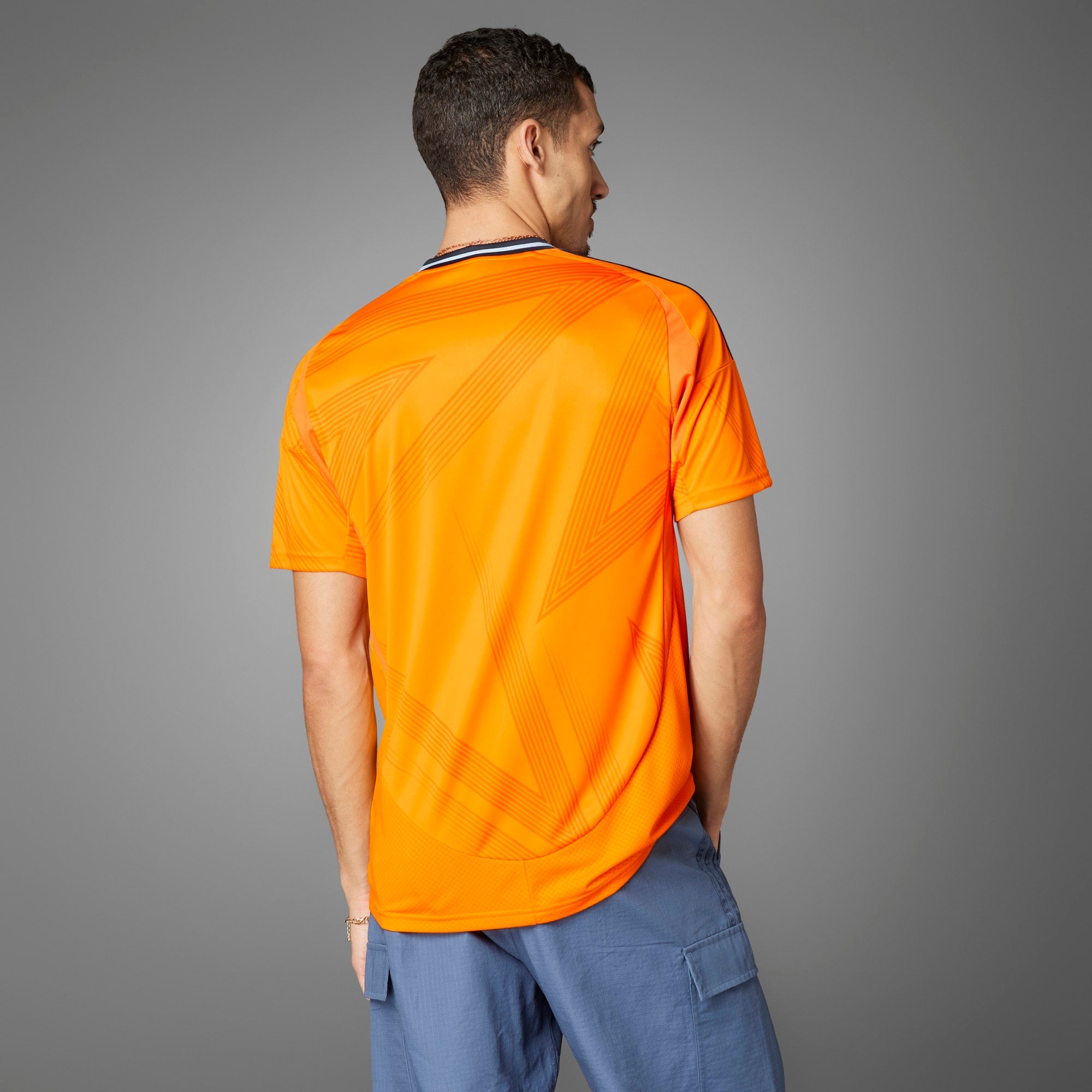 adidas Real Madrid 2024/25 Stadium Away Men's AEROREADY Soccer Replica Jersey - Crew Orange