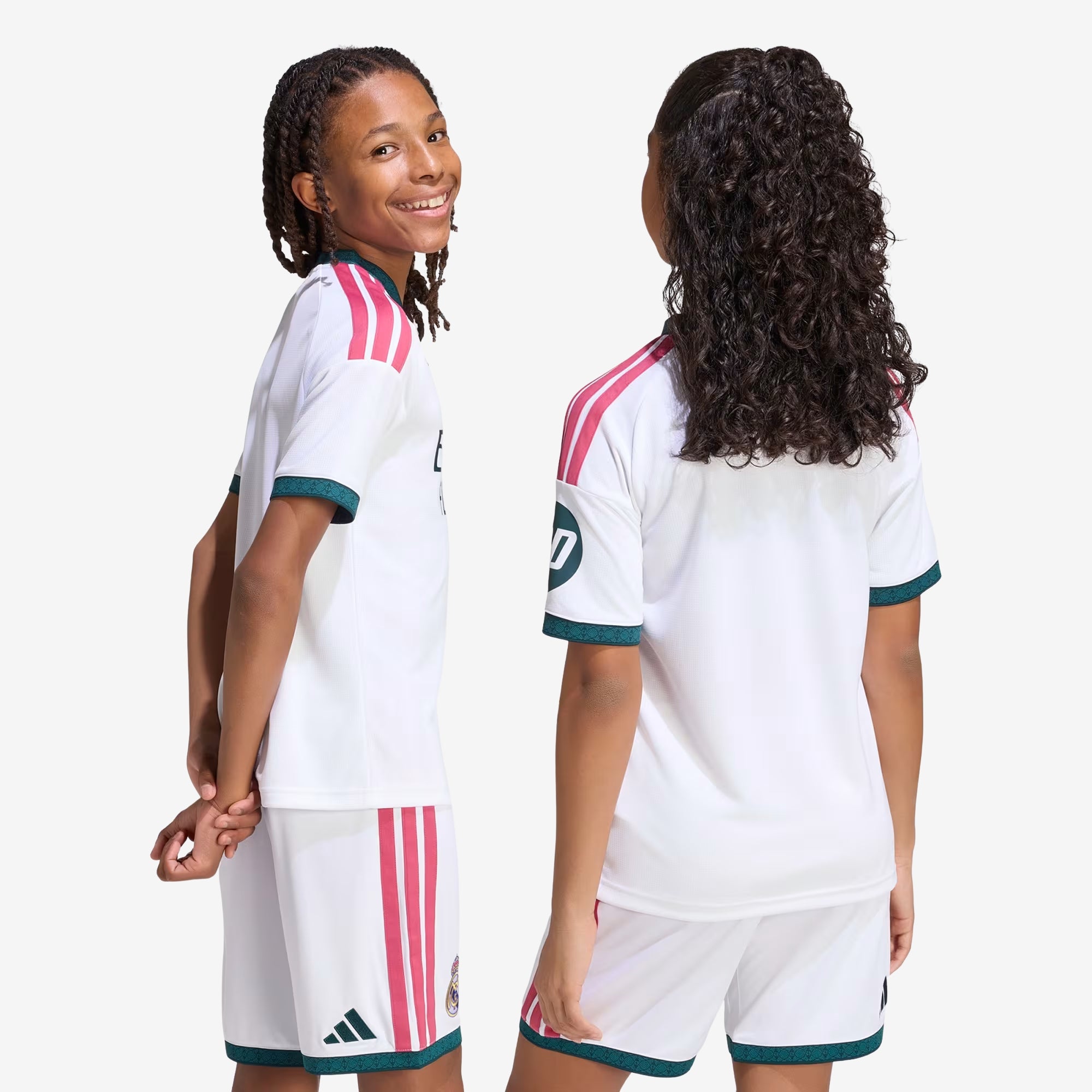 adidas Real Madrid 2026/27 Stadium Home Big Kids' Soccer Jersey - White
