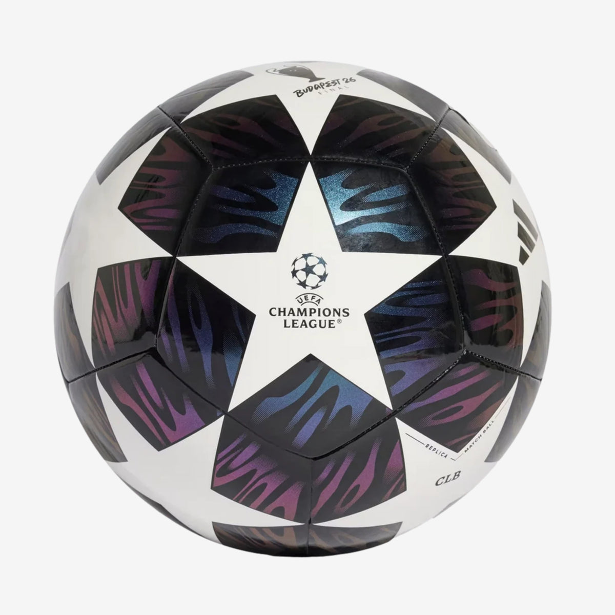 adidas UEFA Champions League Final Club Soccer Ball - Black / White