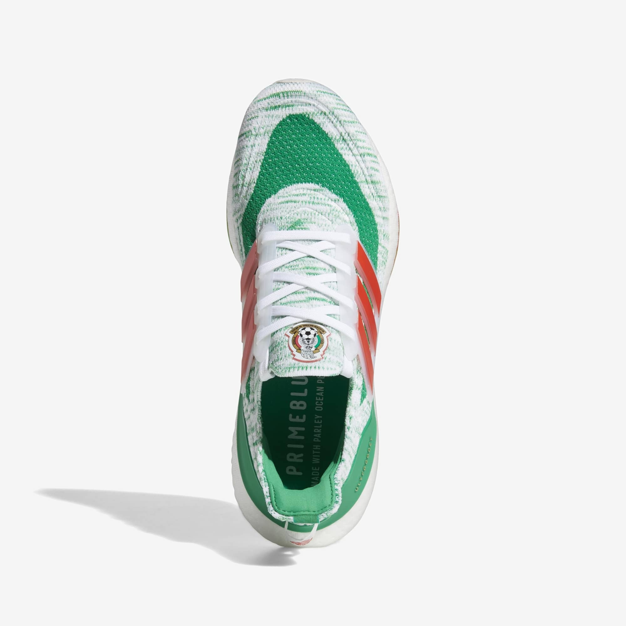 adidas Ultraboost 21 Mexico Shoes - Cloud White / Red / Green