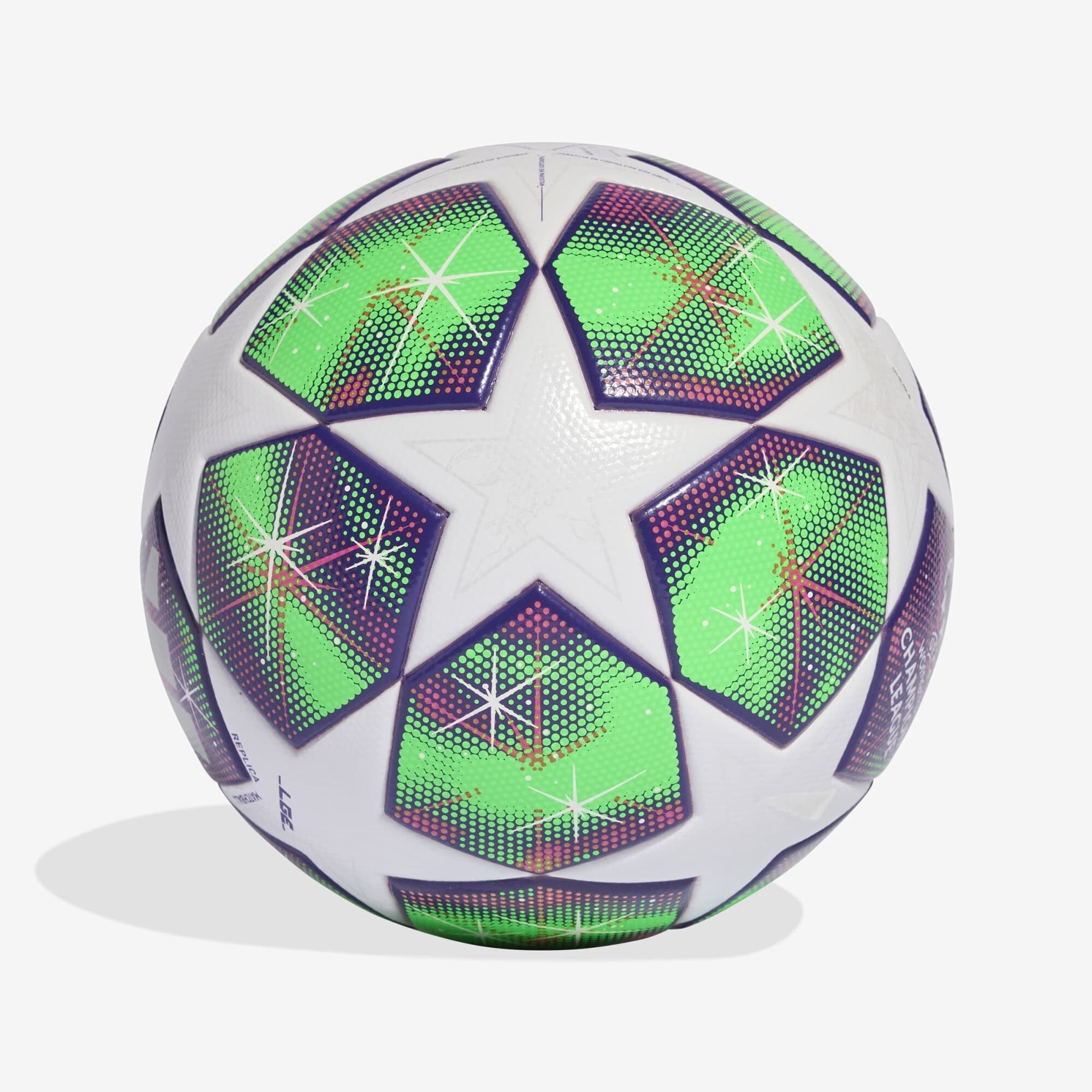 adidas UWCL 25/26 League Stage League Soccer Ball - White / Shock Pink / Solar Yellow / Rich Purple