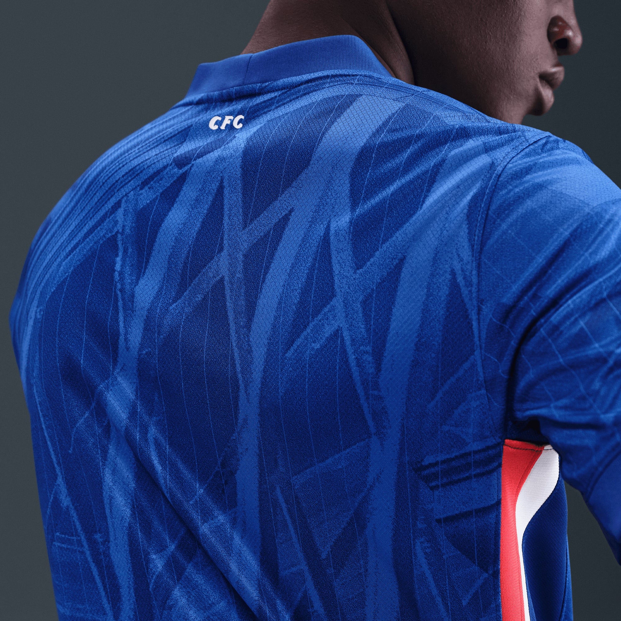Nike Chelsea FC 2025/26 Stadium Home Men's Dri-FIT Soccer Replica Jersey - Rush Blue/White/Speed Red/White