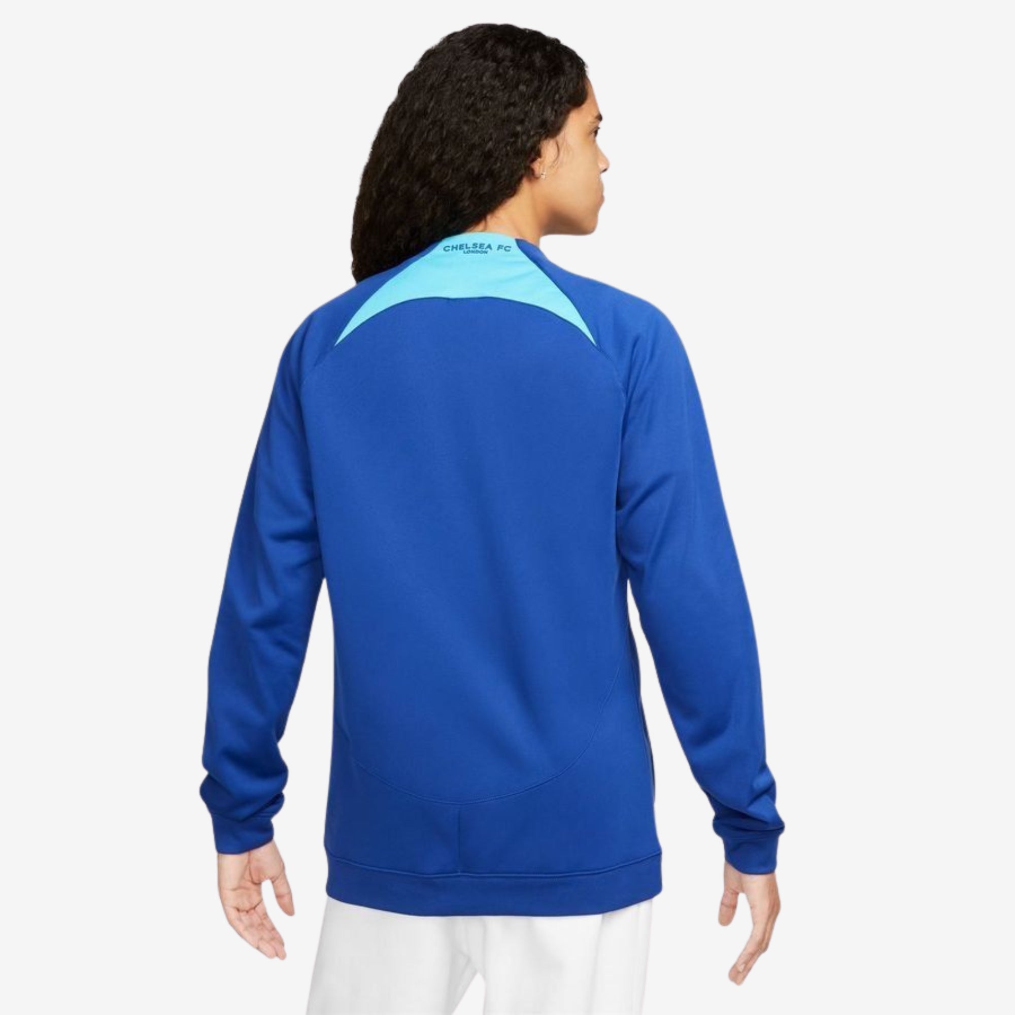 Nike Chelsea FC Academy Pro Men's Full-Zip Soccer Jacket - Rush Blue/White
