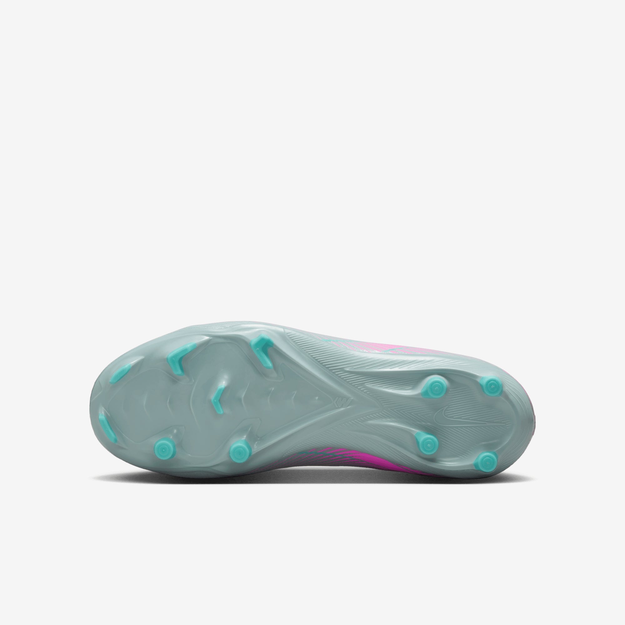 Nike Jr. Mercurial Superfly 10 Academy Little/Big Kids' MG High-Top Soccer Cleats - Ocean Cube/Pink Blast
