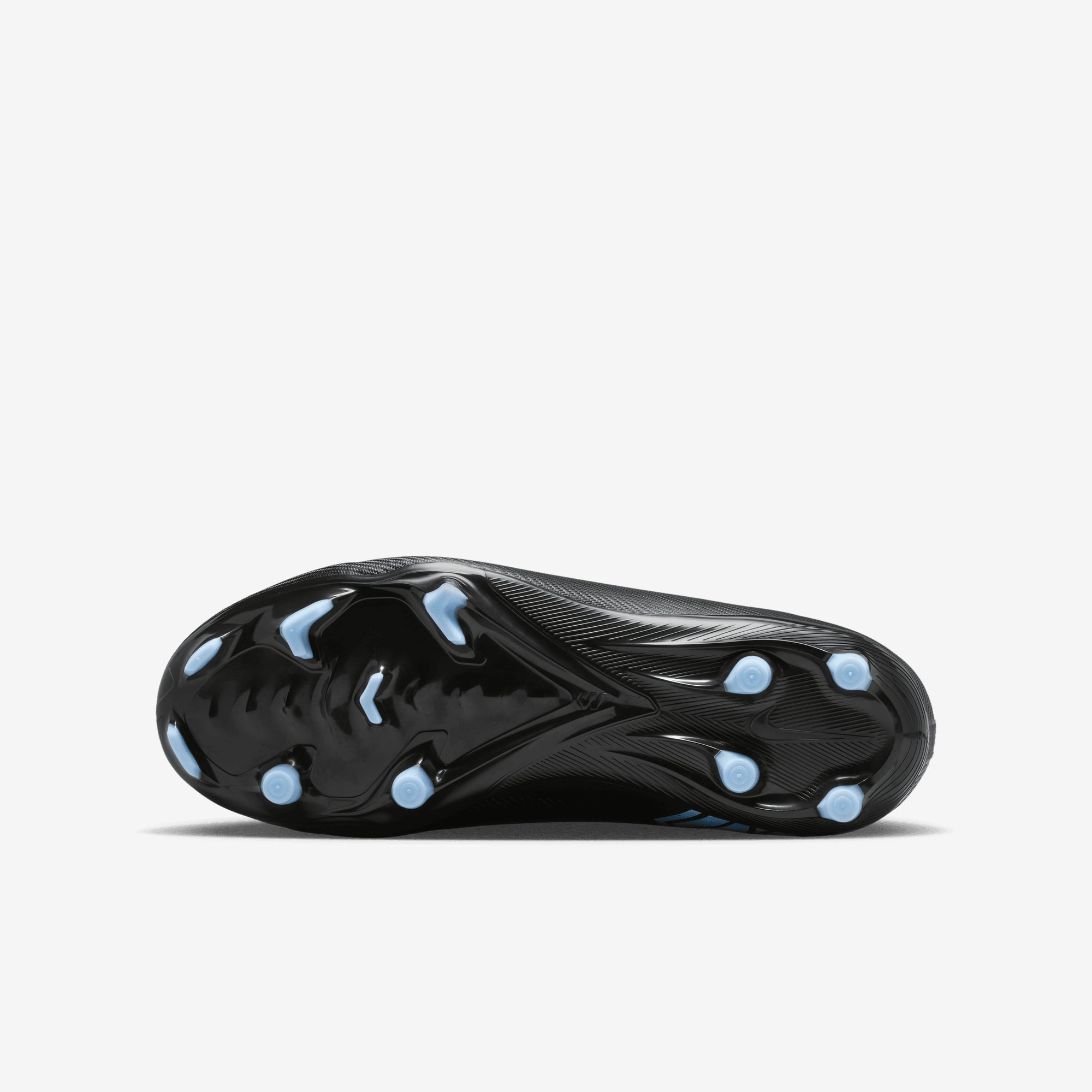 Nike Jr. Mercurial Superfly 10 Academy Little/Big Kids' Multi-Ground High-Top Soccer Cleats - Black/Ice Blue
