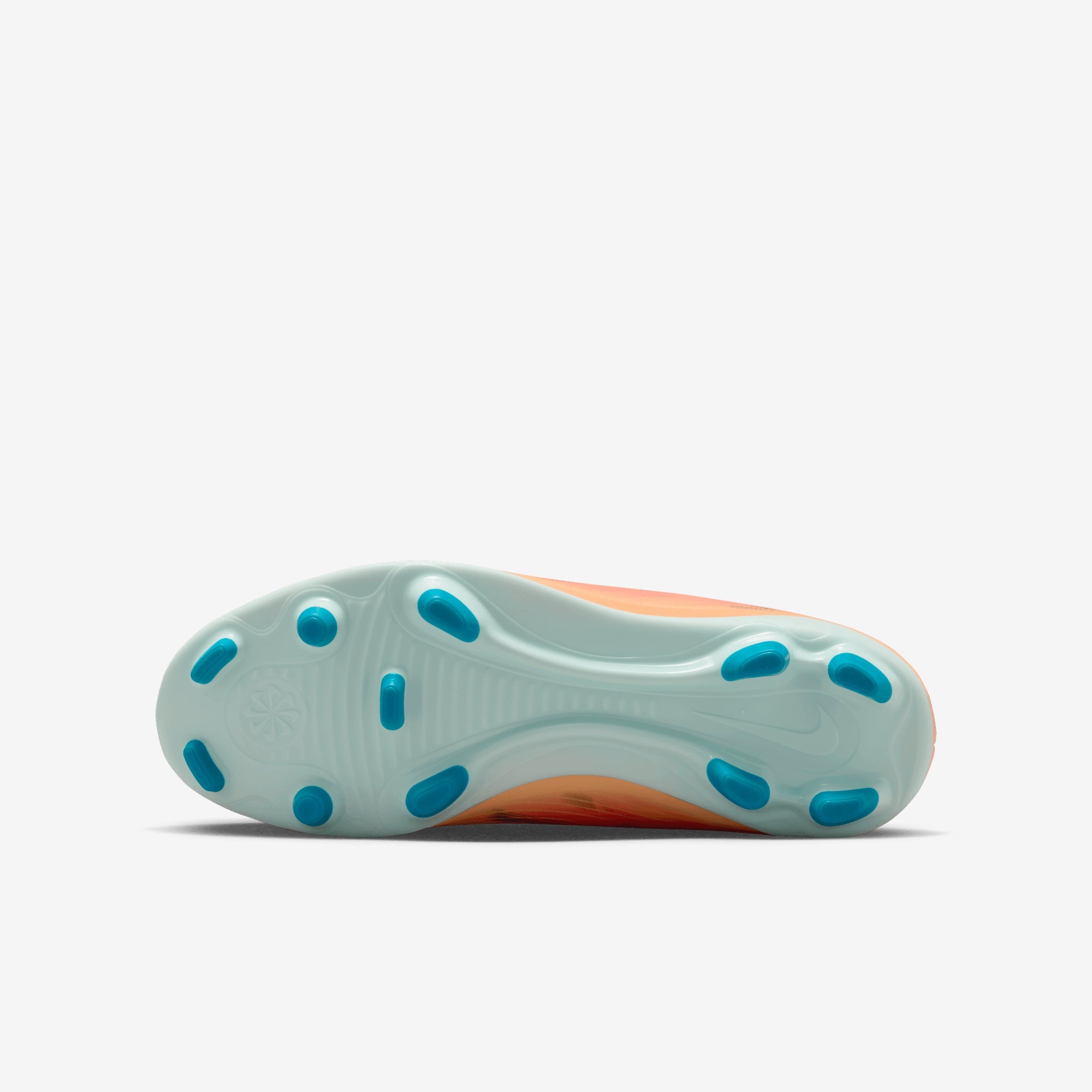 Nike Jr. Mercurial Superfly 10 Club Kylian Mbappé Little/Big Kids' Multi-Ground High-Top Soccer Cleats - Melon Tint/Neo Turq-Igloo
