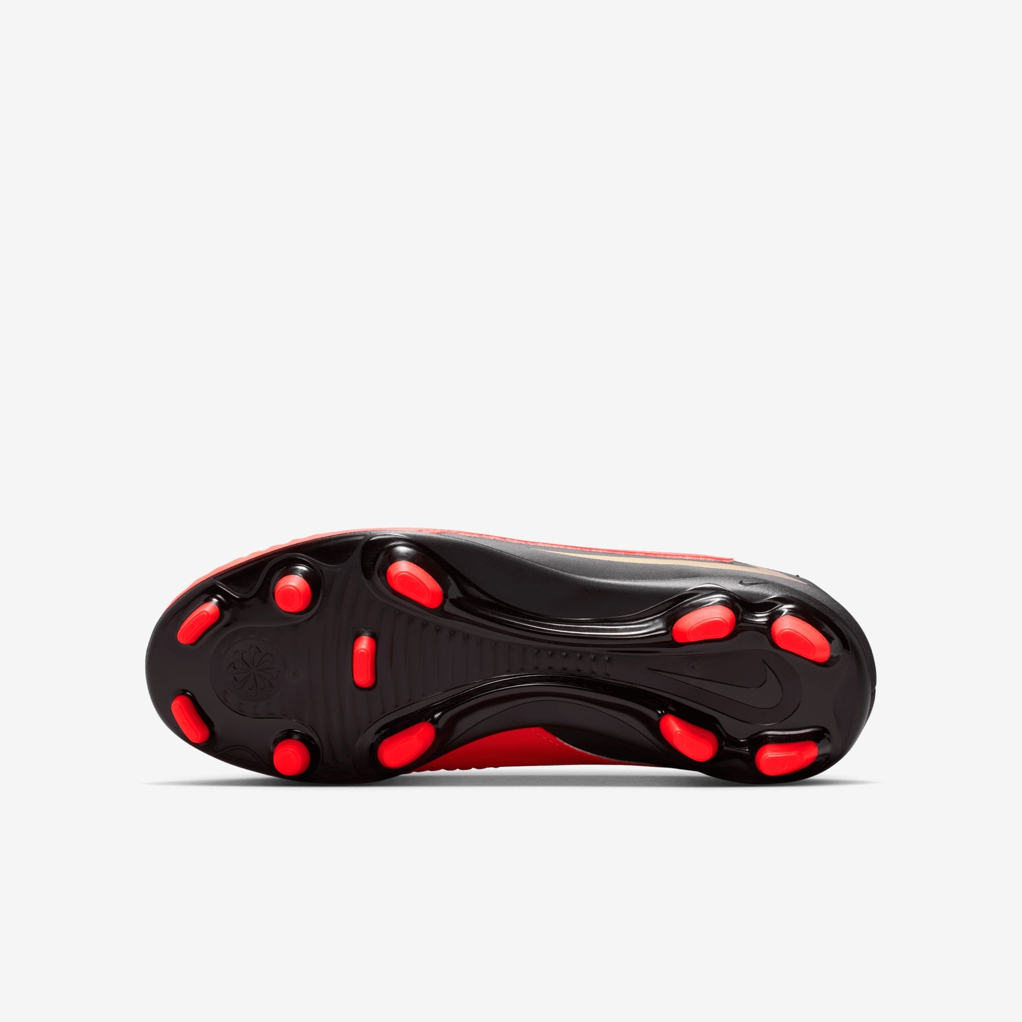 Nike Jr. Phantom 6 High Club Big Kids' Multi-Ground Soccer Cleats - Bright Crimson/Black-Bright Crimson