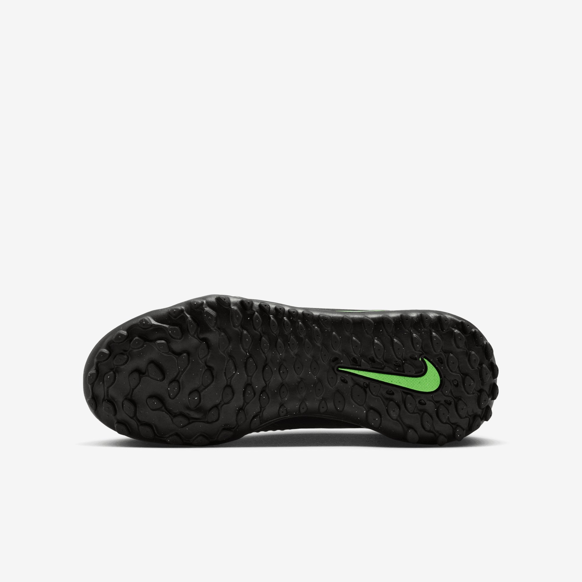 Nike Jr. Phantom 6 Low Academy Big Kids' Turf Soccer Shoes - Black/Illusion Green-Black