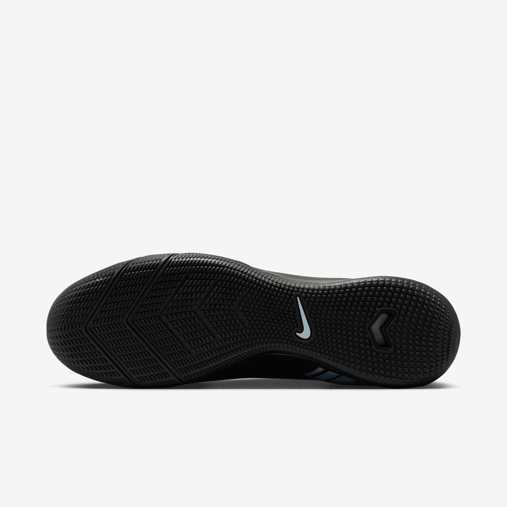 Nike Mercurial Superfly 10 Academy Indoor/Court High-Top Soccer Shoes - Black/Ice Blue