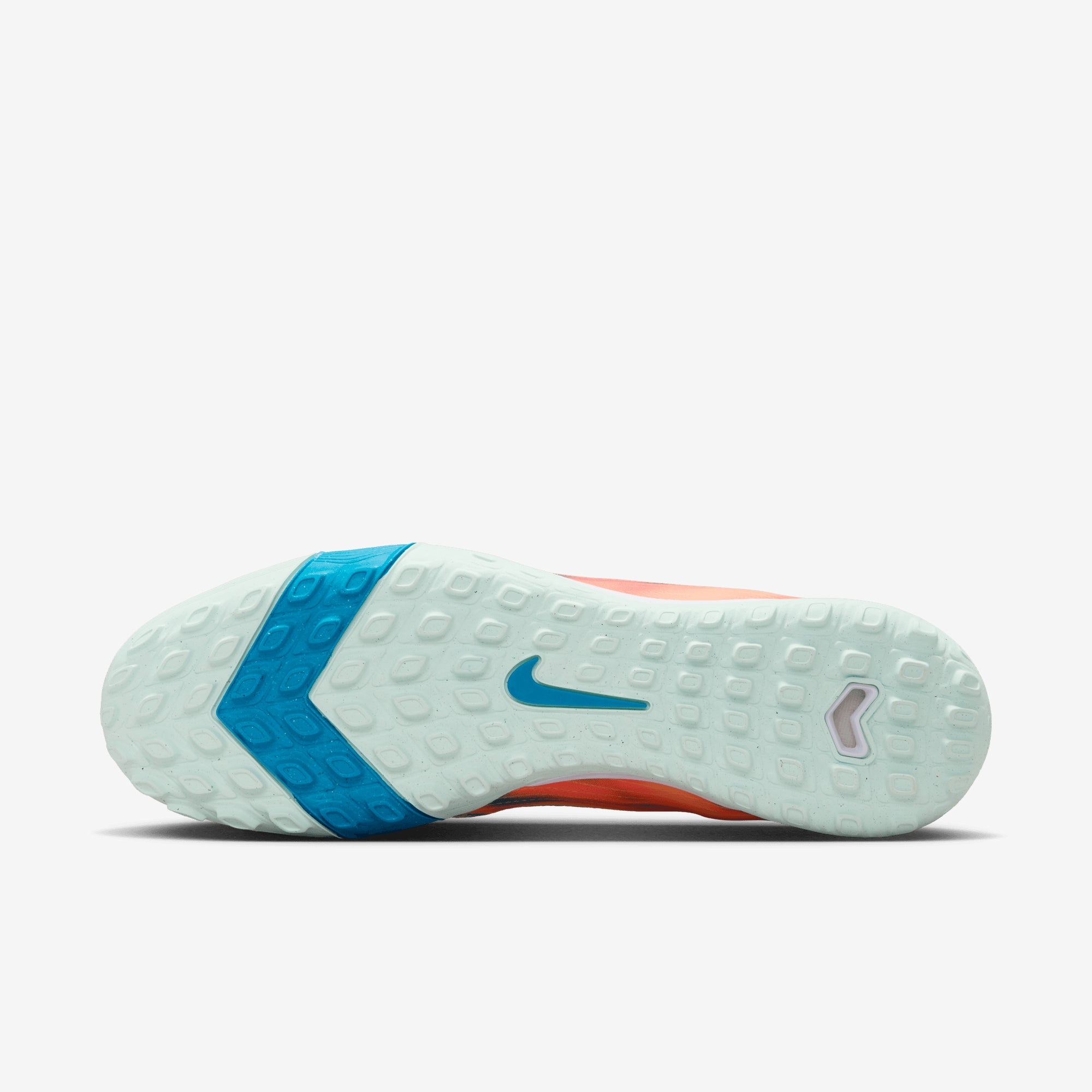 Nike Mercurial Superfly 10 Academy Kylian Mbappé Turf High-Top Soccer Shoes - Melon Tint/Neo Turq-Igloo
