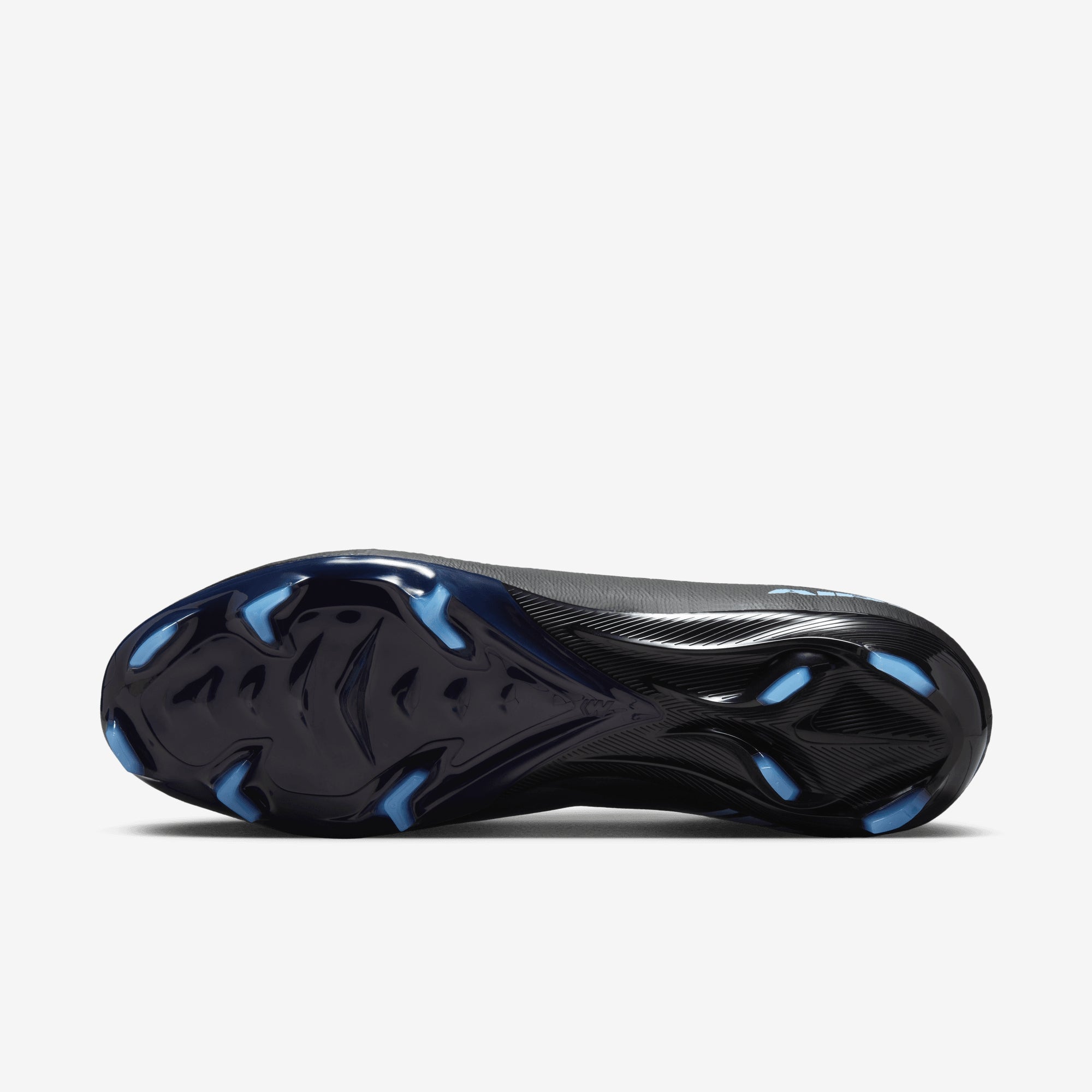 Nike Mercurial Vapor 16 Pro Firm-Ground Low-Top Soccer Cleats - Black/Ice Blue