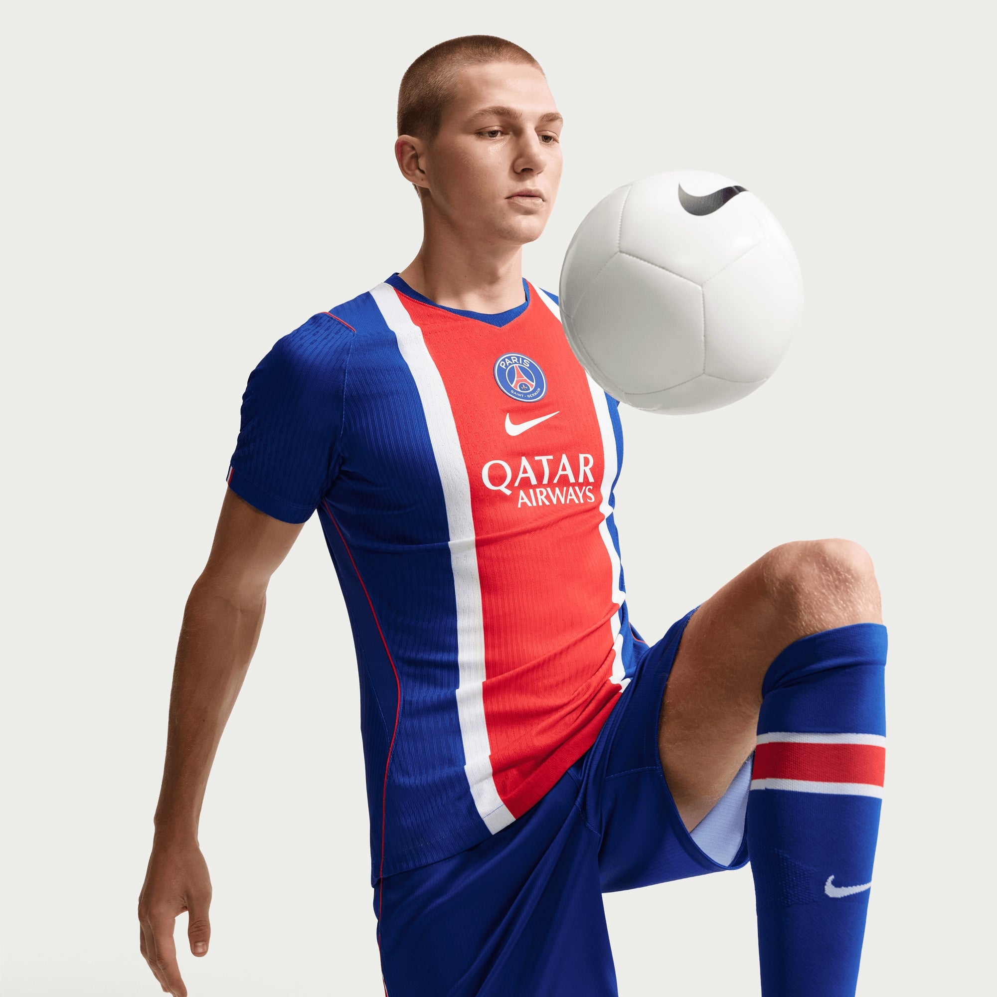 Nike Paris Saint-Germain 2026/27 Match Home Men's Aero-FIT Soccer Authentic Jersey - Old Royal/White/University Red/White