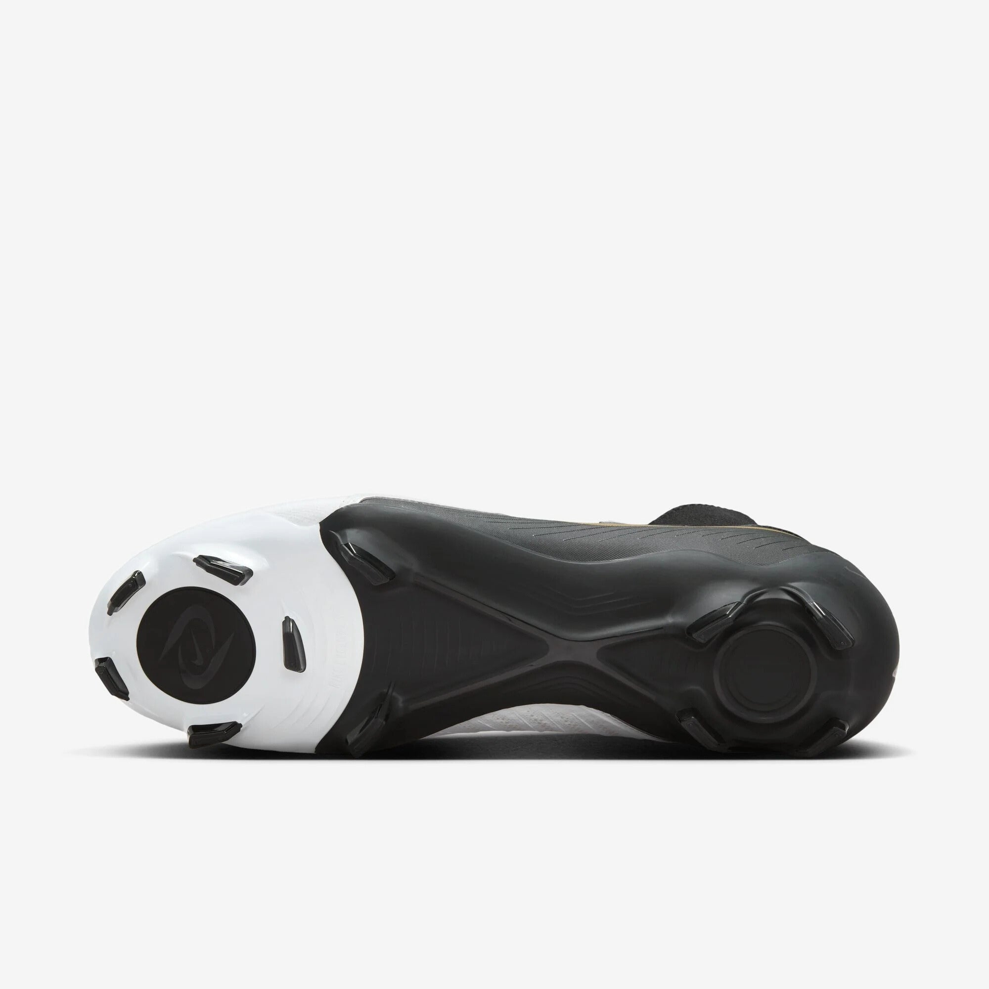 Nike Phantom Luna 2 Academy MG High-Top Soccer Cleats - White/Black/Metallic Gold Coin