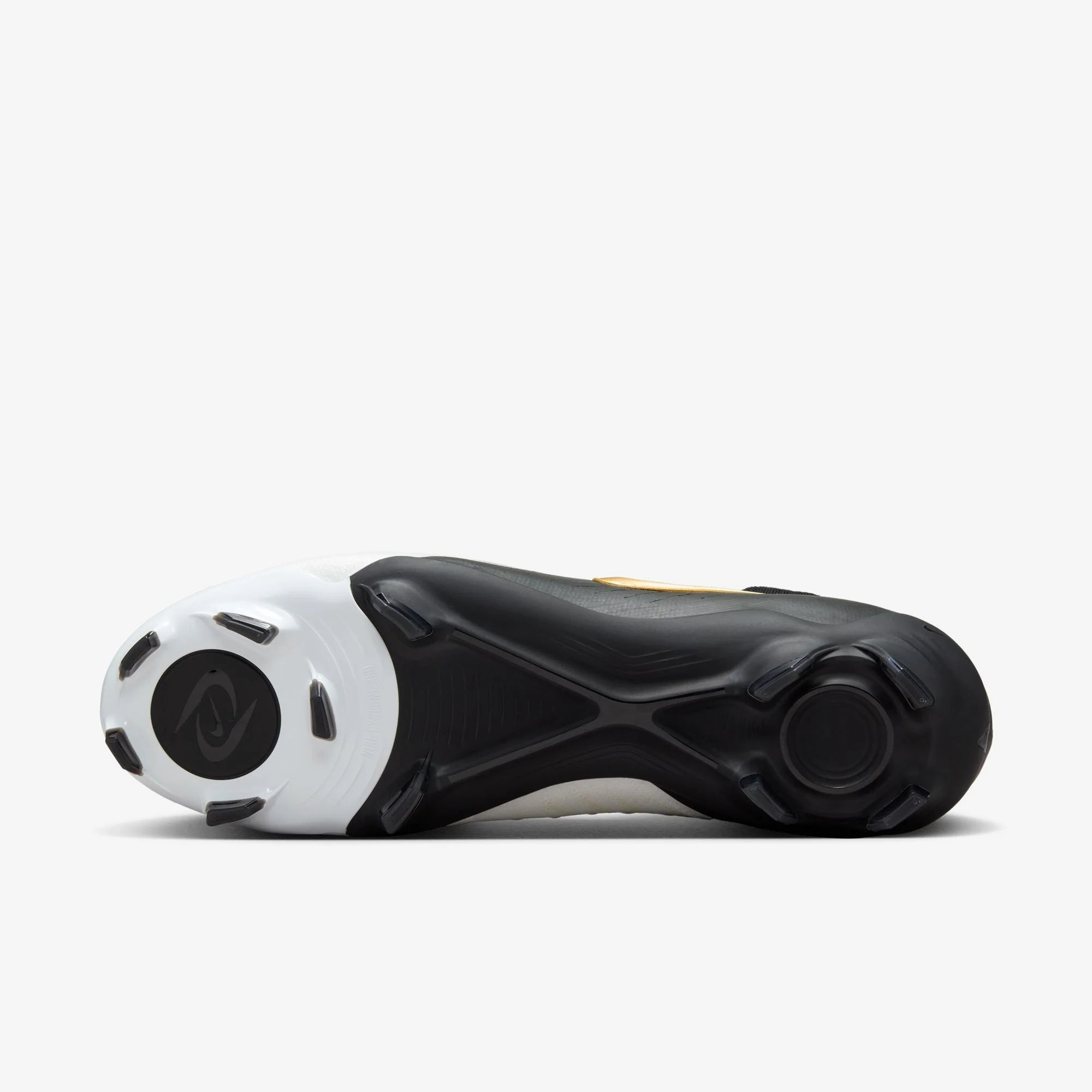 Nike Phantom Luna 2 Pro FG High-Top Soccer Cleats - White/Black/Metallic Gold Coin