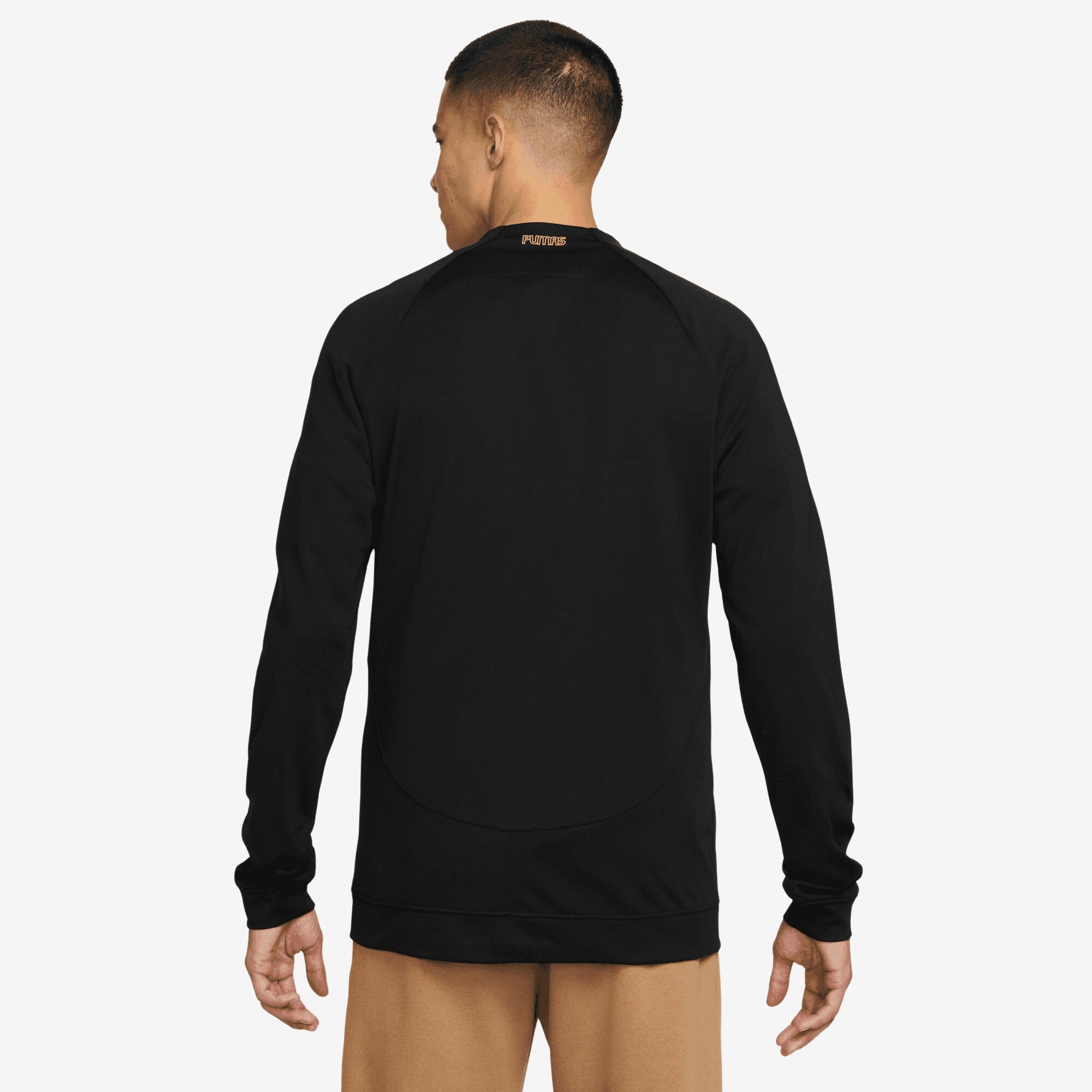 Nike Pumas UNAM Academy Pro Men's Full-Zip Knit Soccer Jacket - Black/Gold