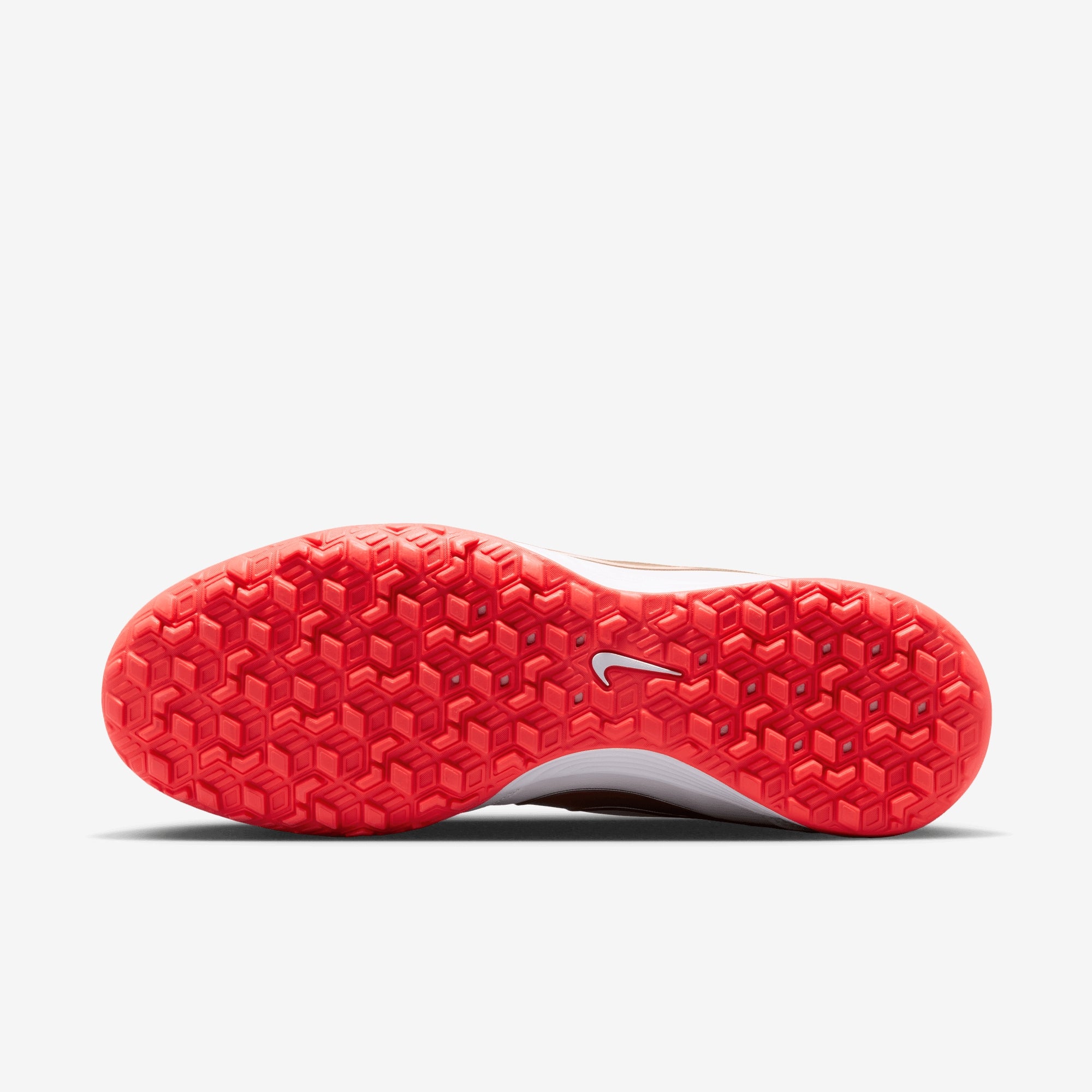 Nike Tiempo Ligera Pro Turf Low-Top Soccer Shoes - White/Blur-Bright Crimson