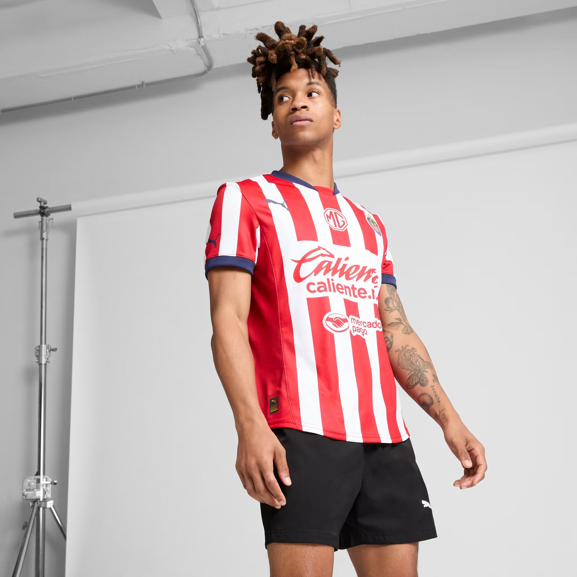 PUMA Chivas 2024/25 Stadium Home Men's dryCELL Soccer Replica Jersey - PUMA Red