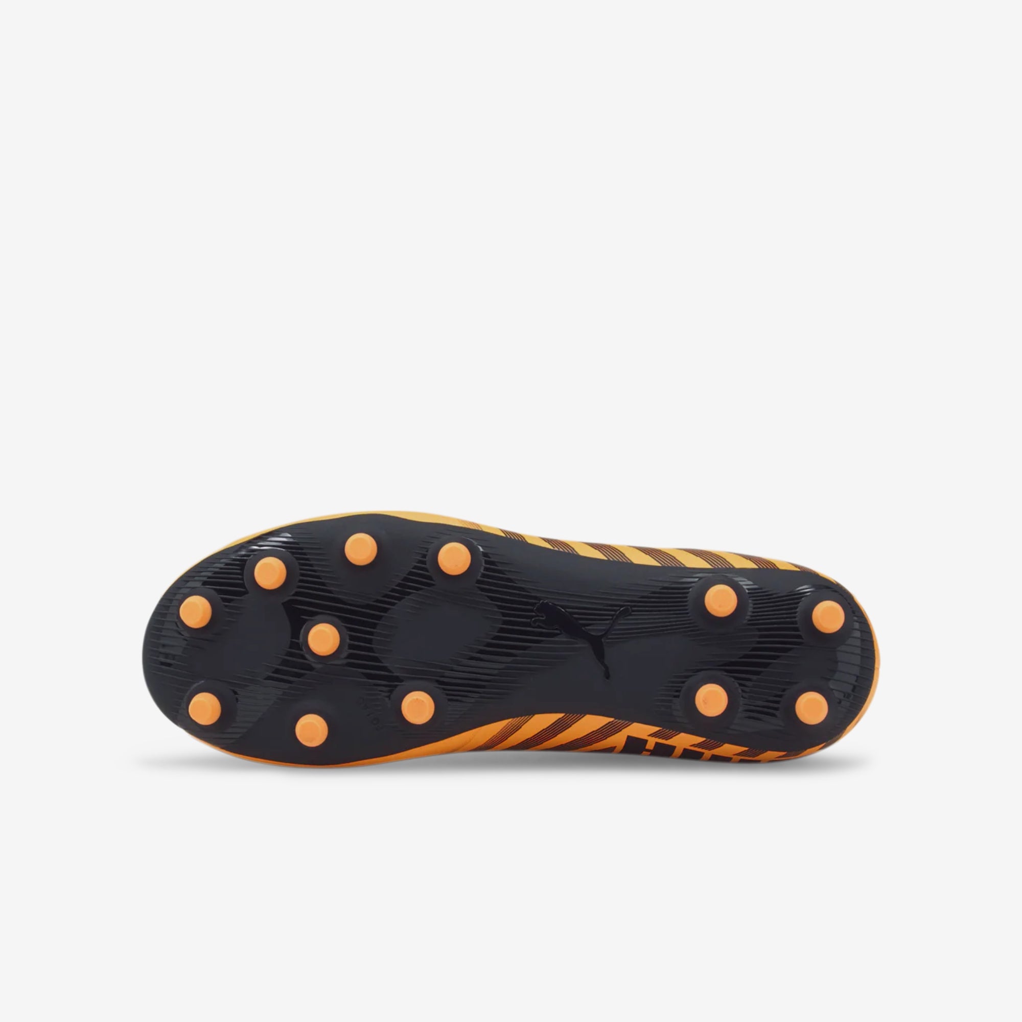 PUMA Jr. TACTO II Little/Big Kids' Firm/Artificial-Ground Low-Top Soccer Cleats - Neon Citrus-PUMA Black