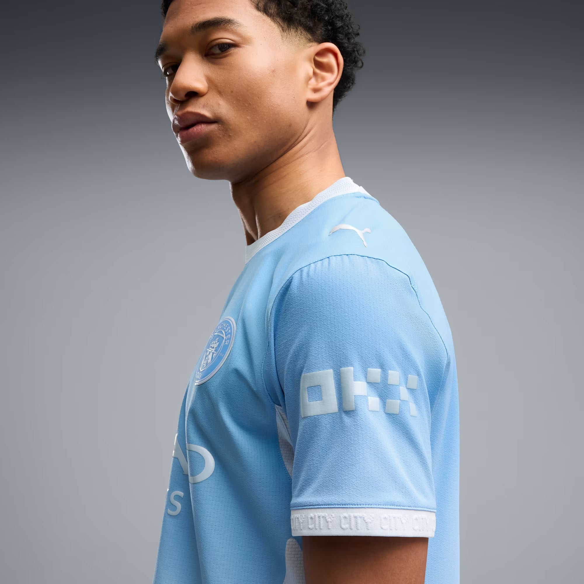 PUMA Manchester City 2026/27 Match Home Men's Soccer Authentic Jersey - Team Light Blue-Icy Blue