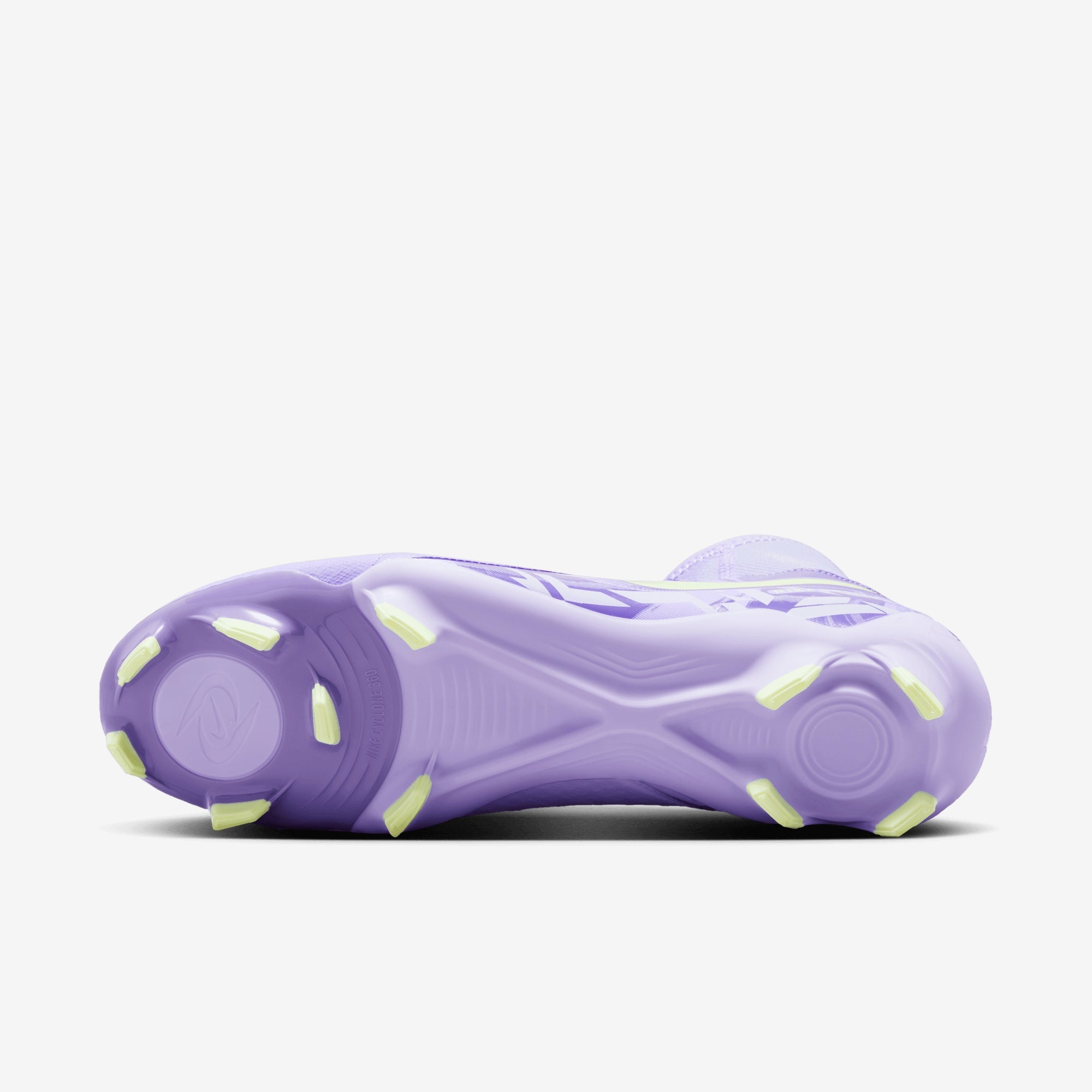 Nike United Phantom Luna 2 Academy MG High-Top Soccer Cleats - Purple Agate/Barely Volt