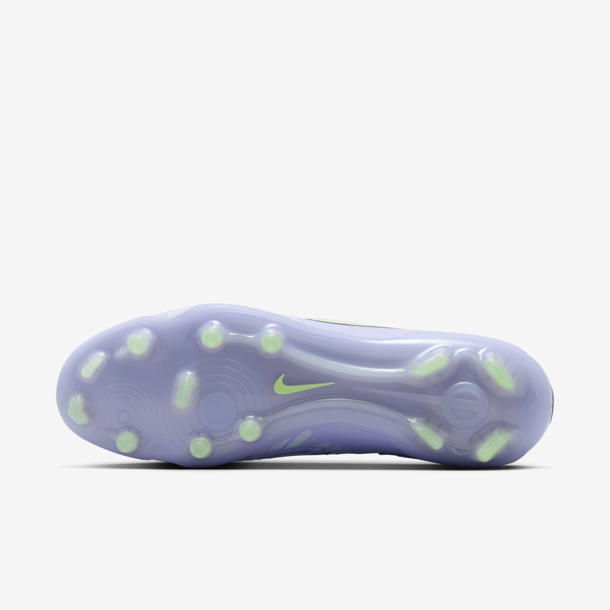 Nike United Tiempo Legend 10 Elite FG Low-Top Soccer Cleats - Purple Agate/Barely Volt