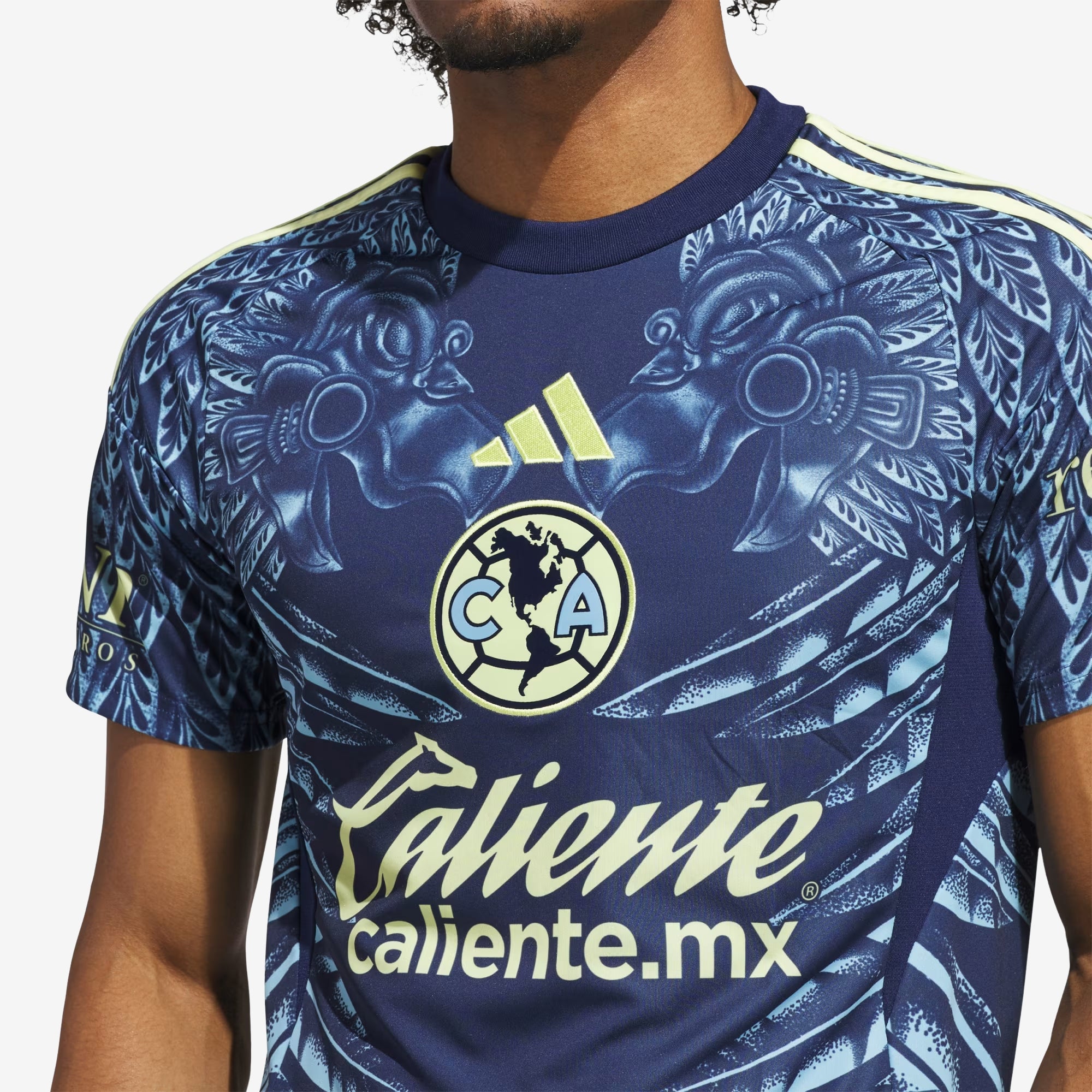 adidas Club América 2025/26 Stadium Away Men's Soccer Jersey - Team Navy Blue 2