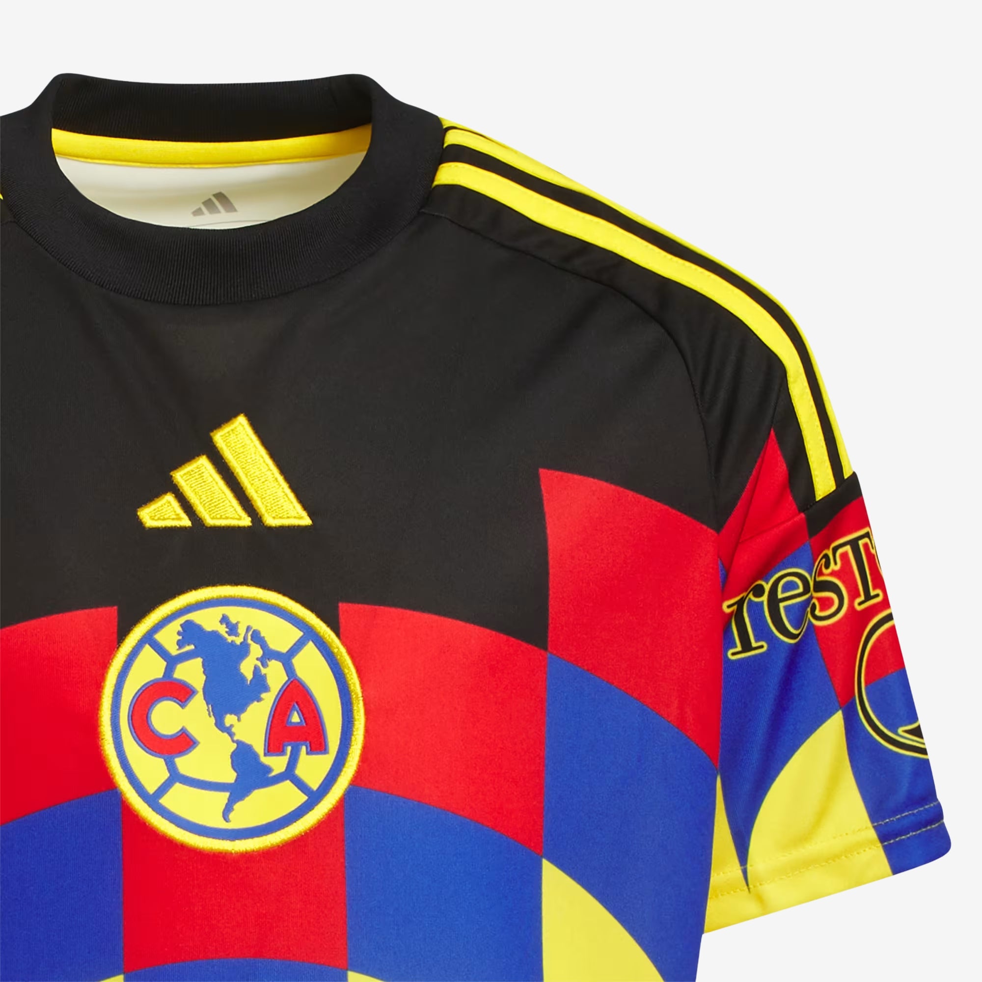 adidas Club América 2025/26 Stadium Home Kids' Soccer Jersey - Yellow