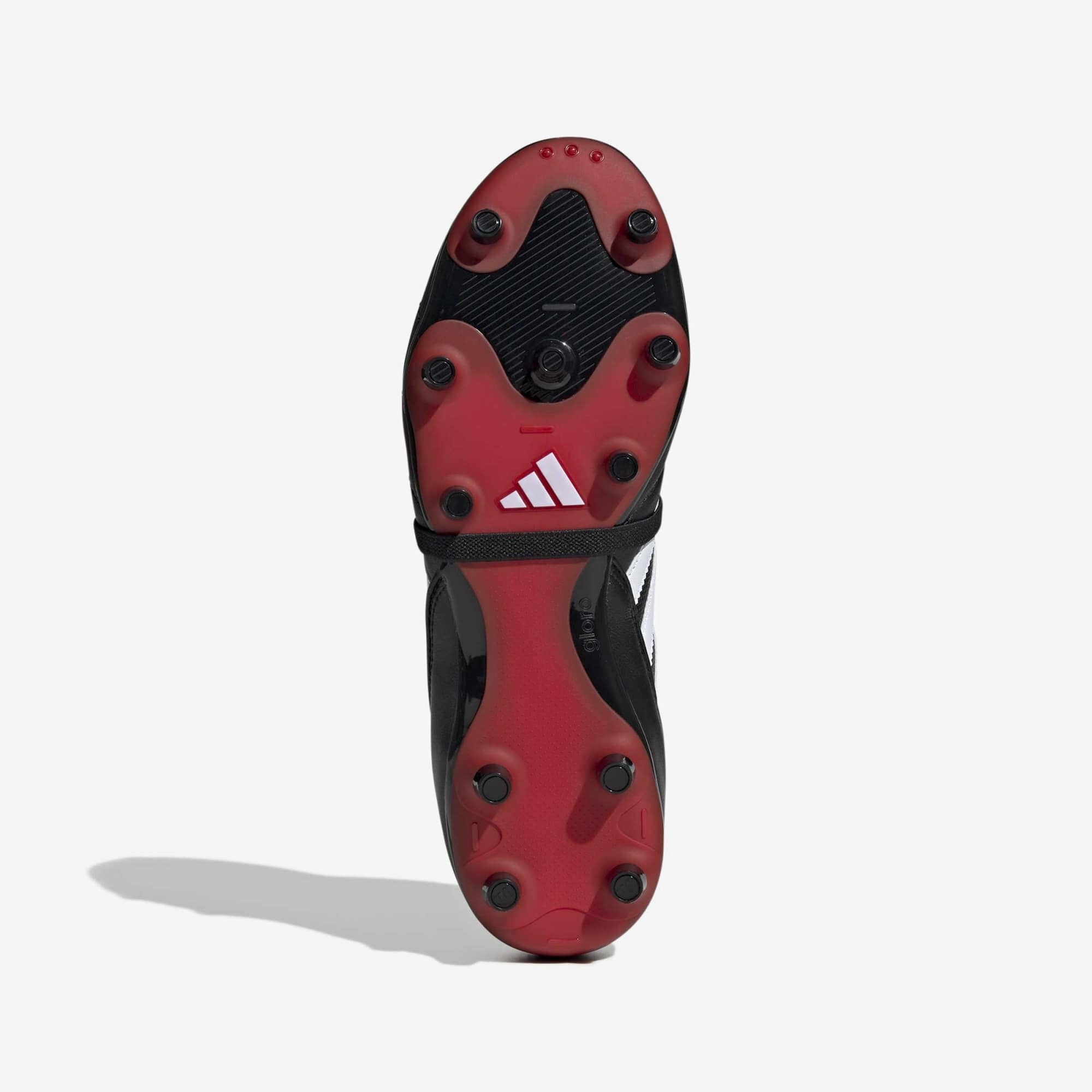 adidas Copa Gloro 2 Firm-Ground Low-Top Soccer Cleats - Core Black / Cloud White / Better Scarlet