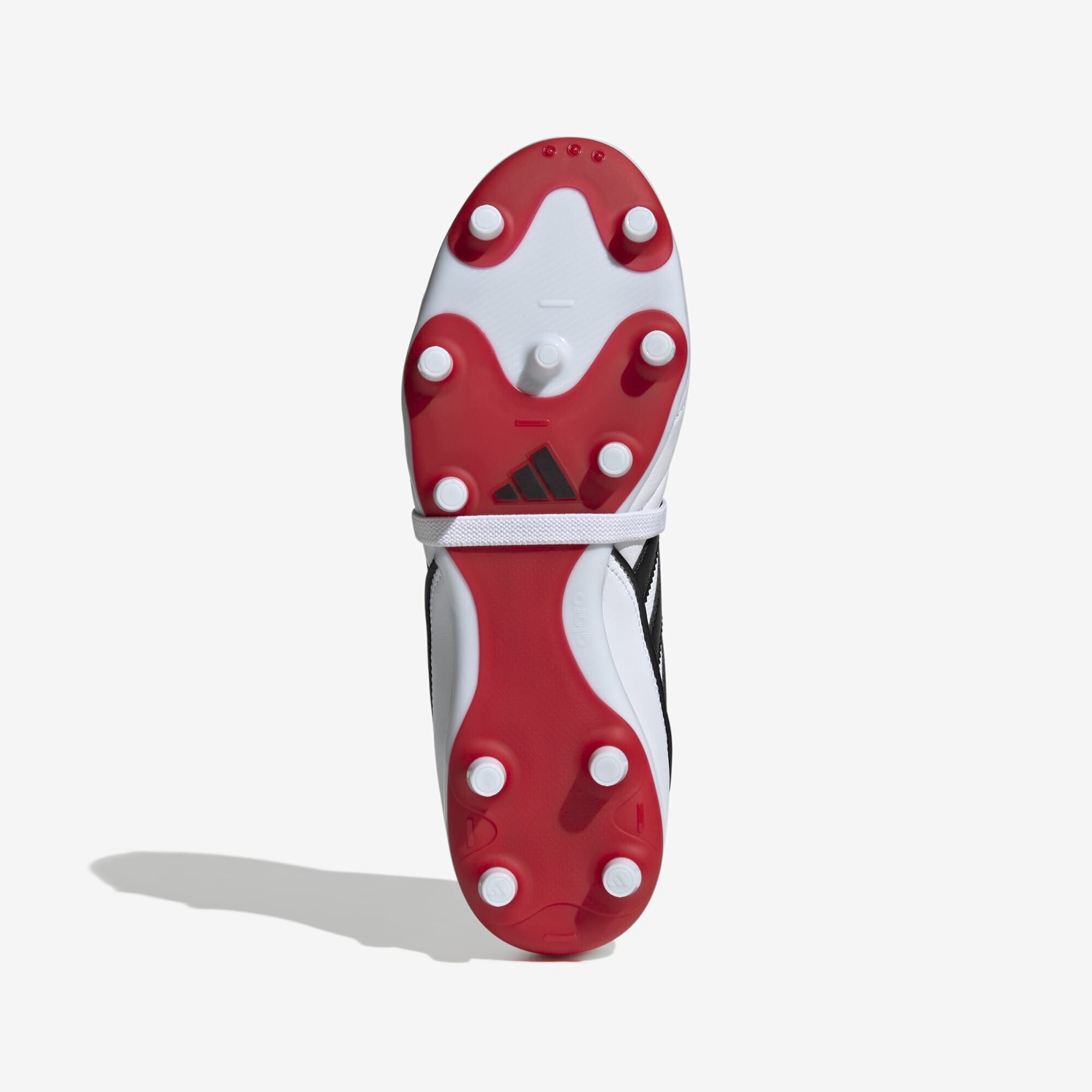 adidas Copa Gloro 2 Firm-Ground Low-Top Soccer Cleats - Cloud White / Core Black / Better Scarlet