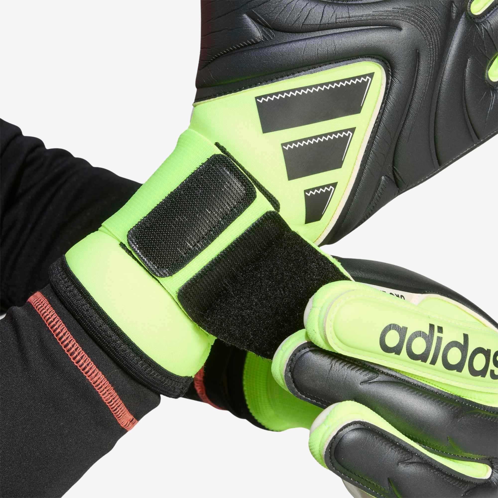 adidas Copa Pro Goalkeeper Gloves - Black / Black / Lucid Lemon
