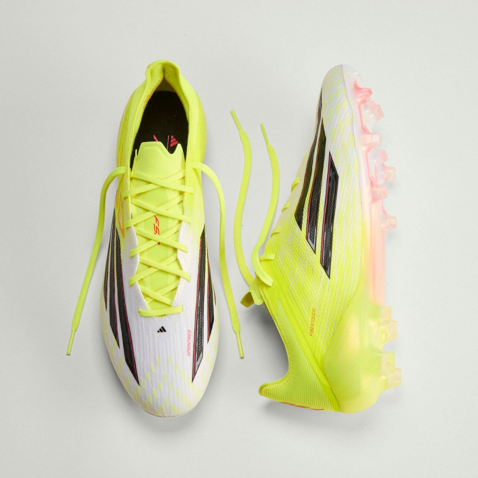 adidas F50 Elite Firm-Ground Low-Top Soccer Cleats - Team Solar Yellow 2 / Core Black / Lucid Red