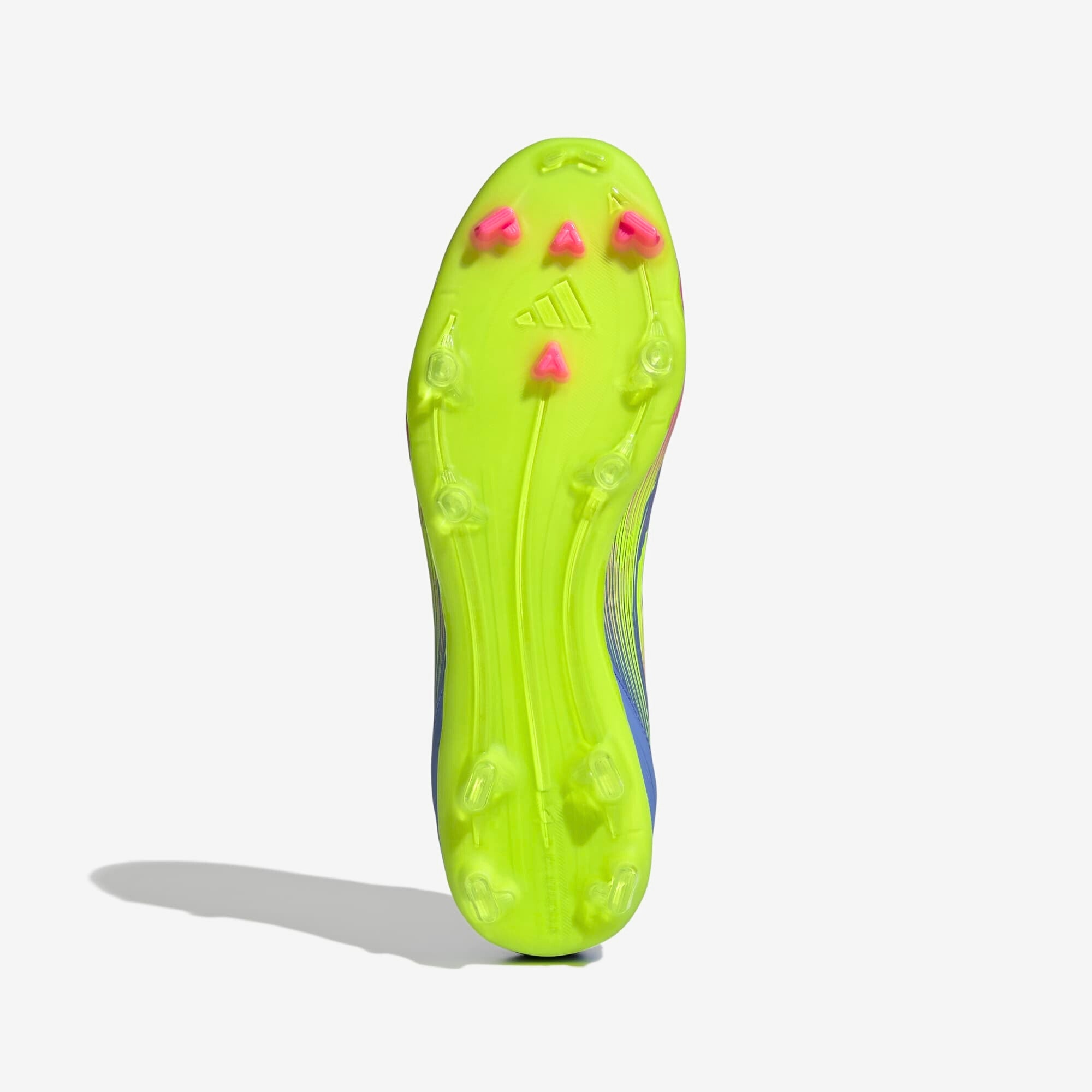 adidas F50 League FG/MG Low-Top Soccer Cleats - Blue Fusion / Lucid Lemon / Lucid Pink
